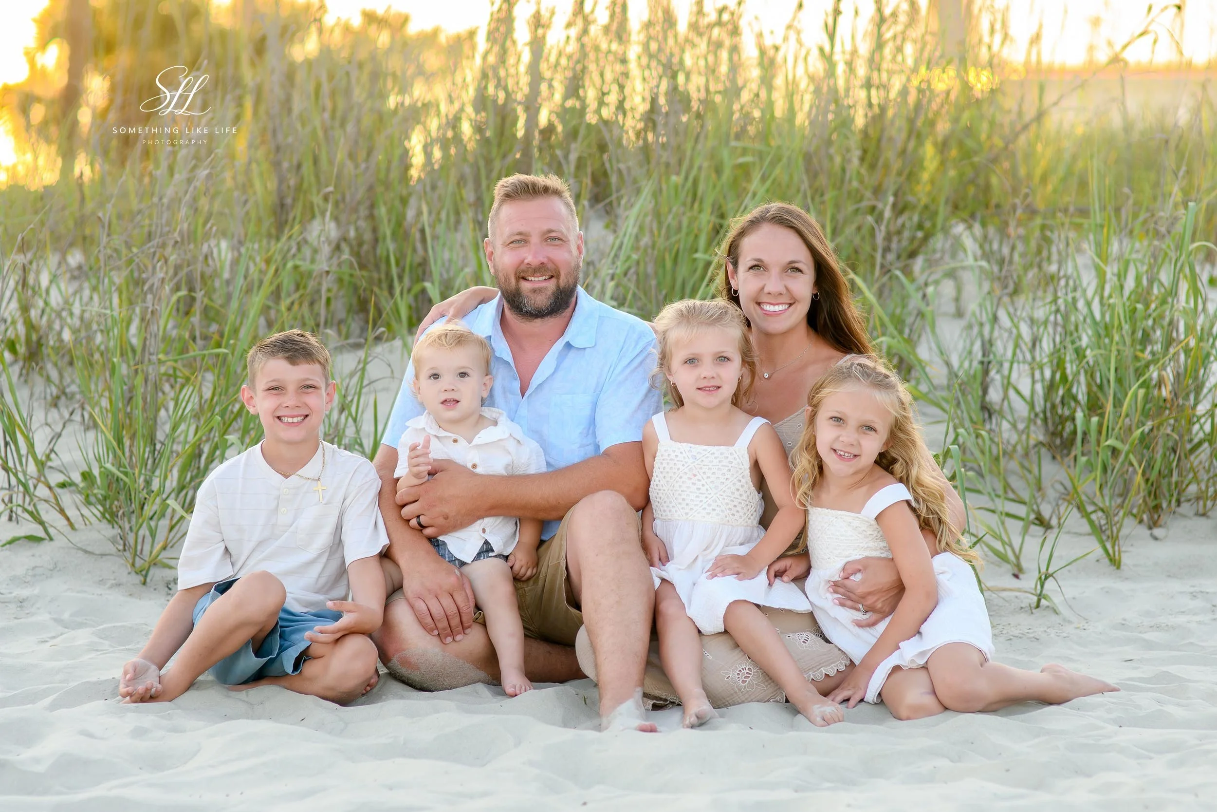Garden City Beach Extended Family Photography | Sunset Beach Portraits in South Carolina