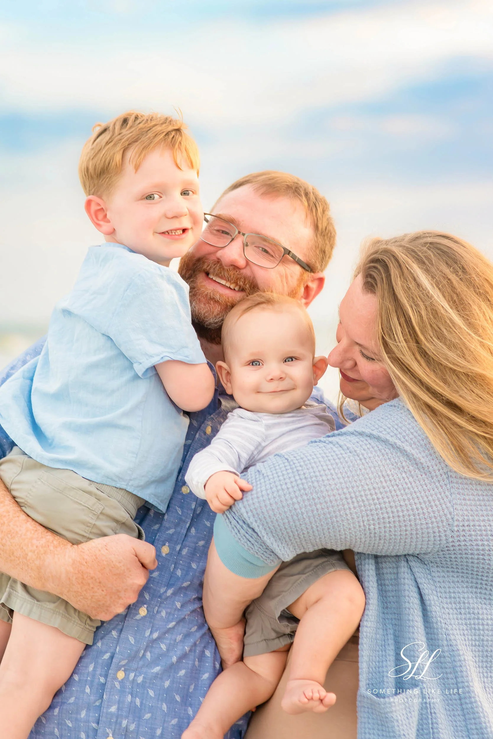Candid Family Photography at Litchfield Beach, SC | Sunset Beach Portraits