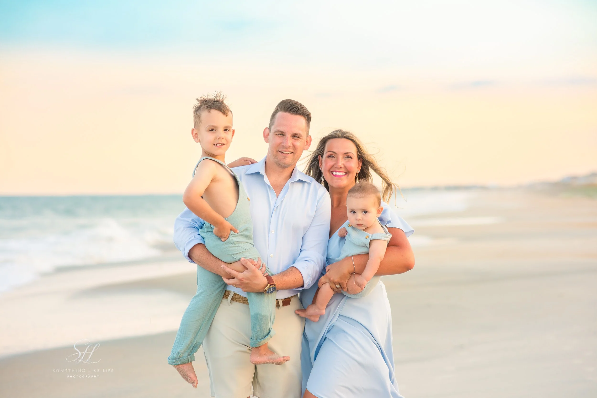 Sunset Family Portraits at Huntington Beach State Park, SC