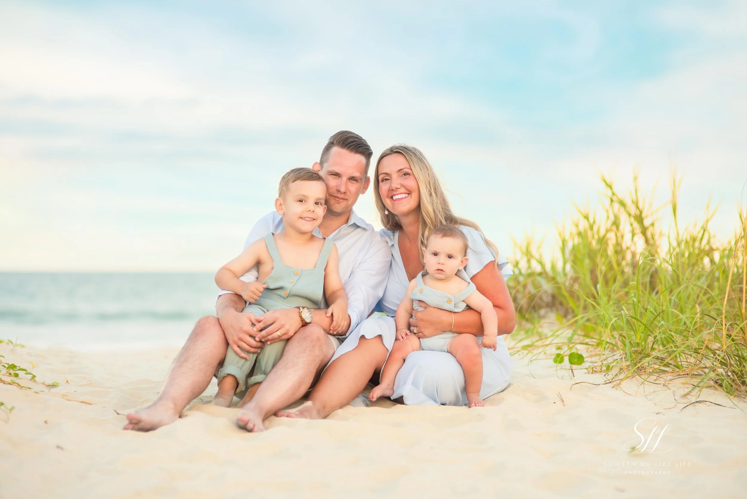 The Eden Family | Sunset Family Portraits at Huntington Beach State