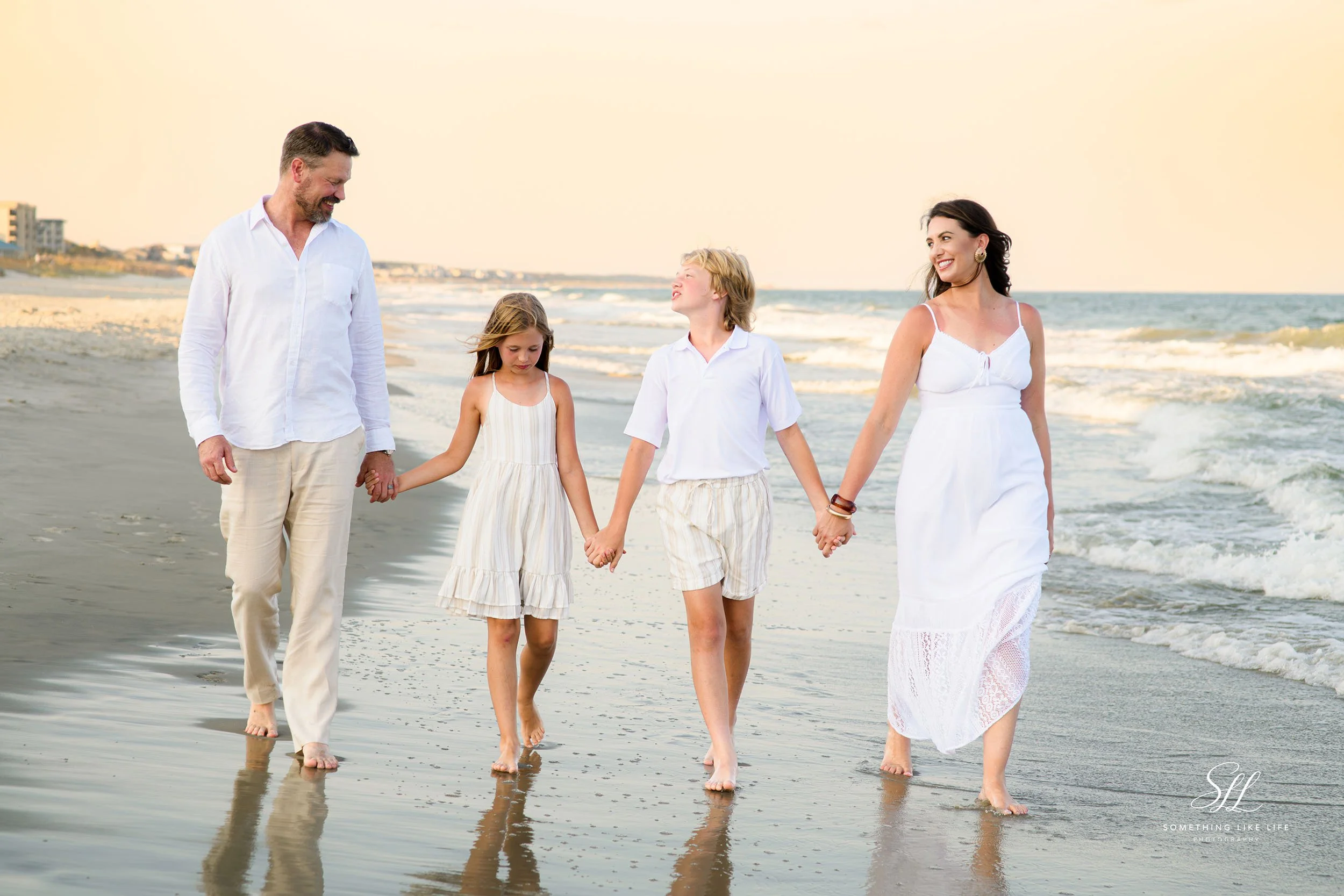 Family Beach Photography at Litchfield by the Sea SC