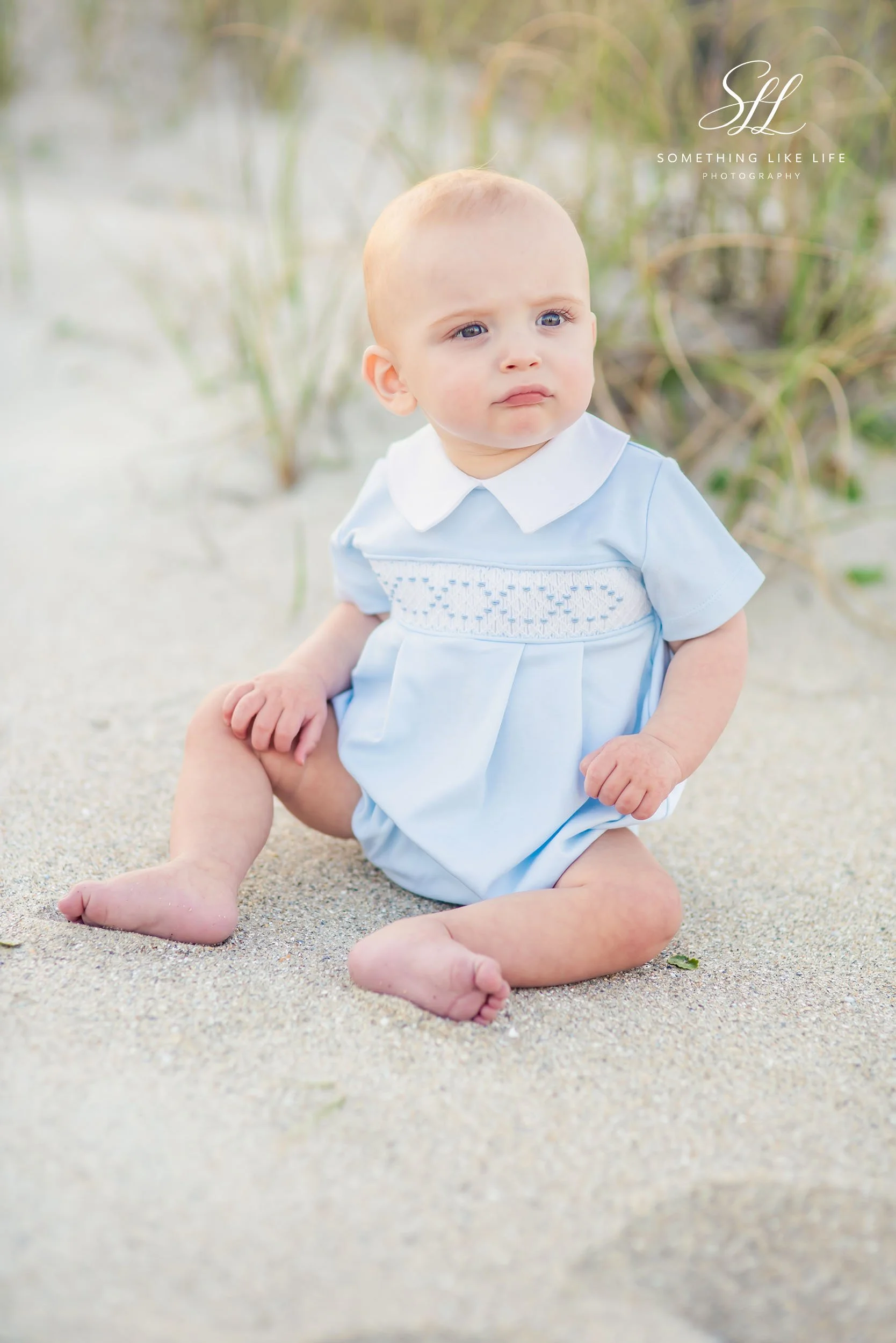 Baby Beach Portrait at DeBordieu Colony SC