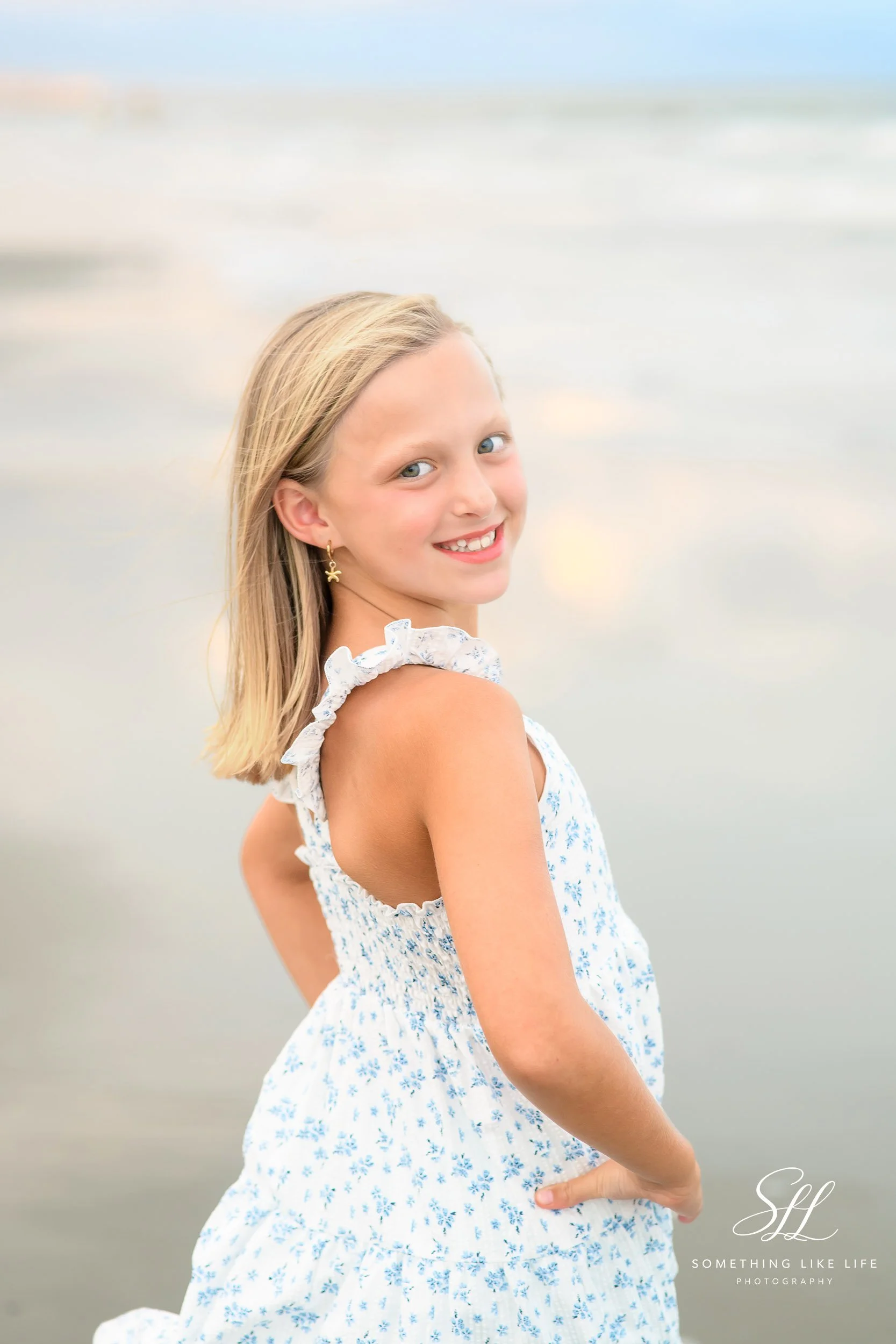 Child Beach Portrait at Ocean Lakes Myrtle Beach SC
