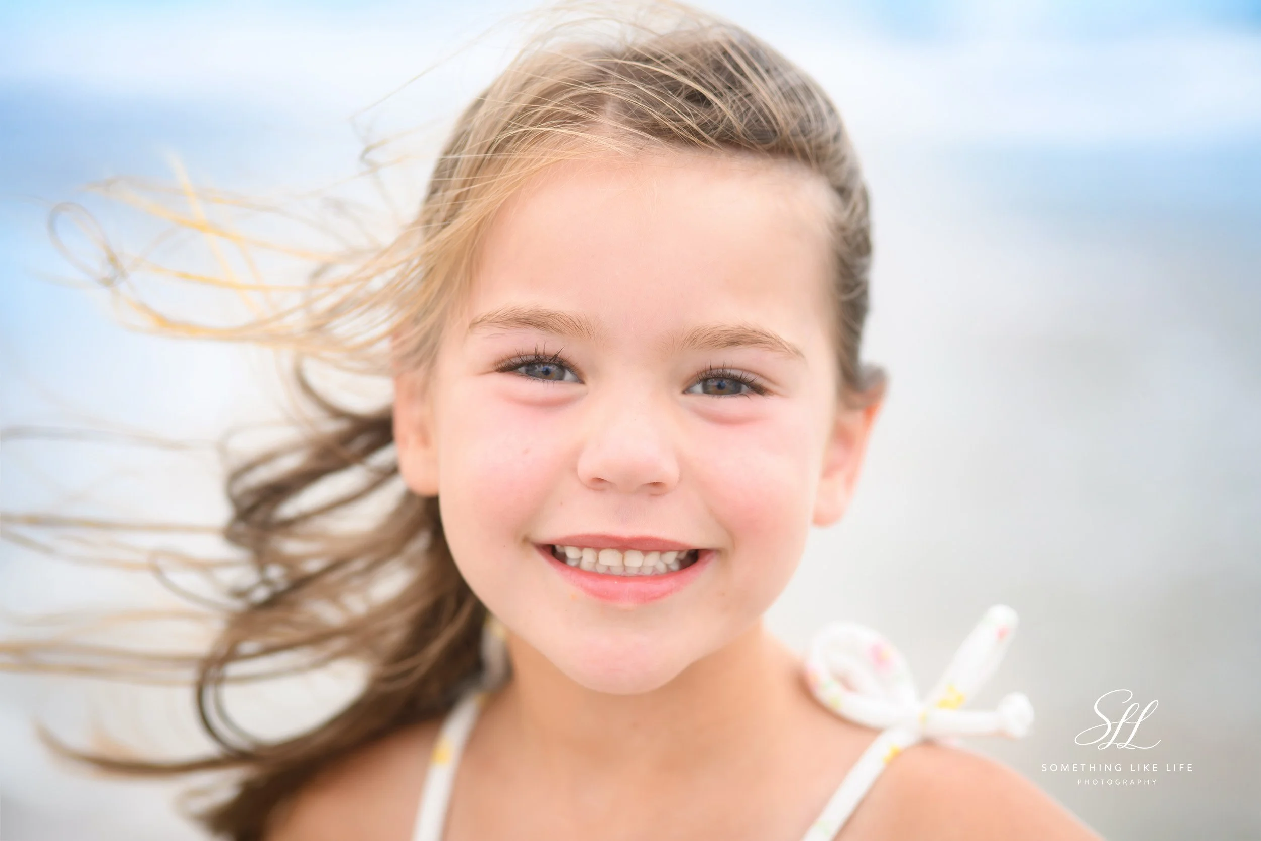 Child Beach Portrait at Huntington Beach State Park SC