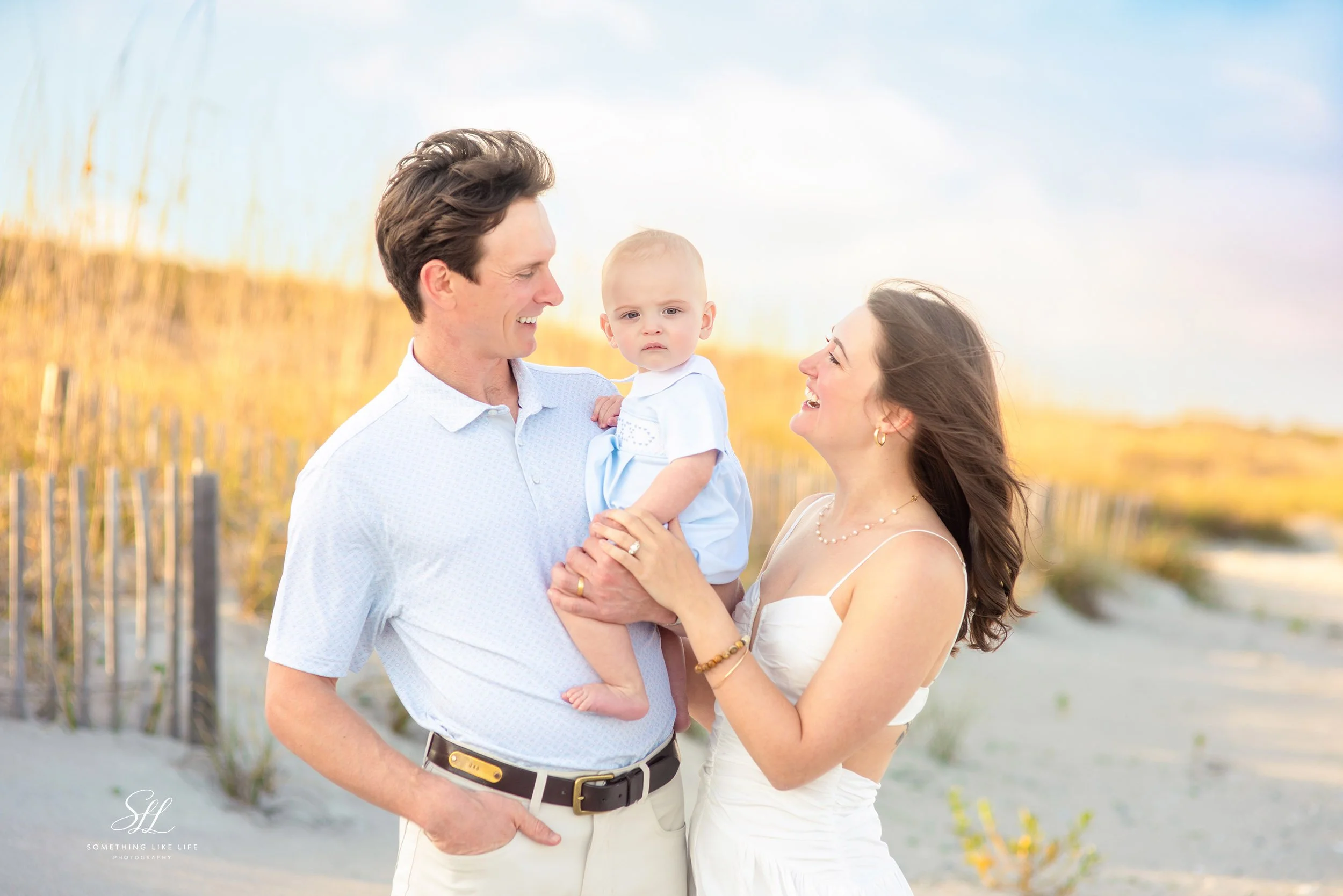 Family Beach Portrait at DeBordieu Colony SC