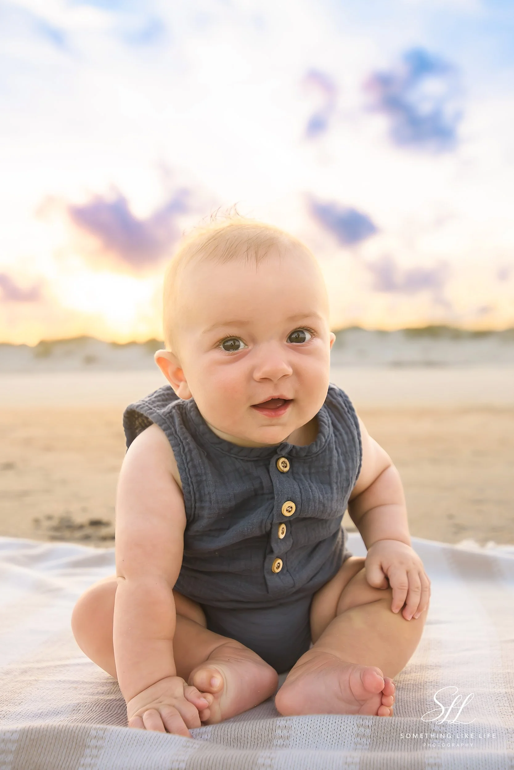 Baby Beach Portrait at Huntington Beach State Park