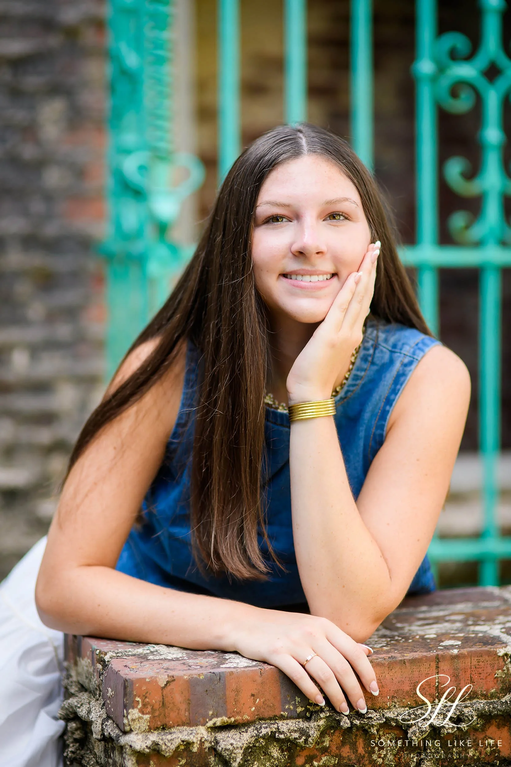 Senior Portraits at Atalaya Castle in Huntington Beach State Park