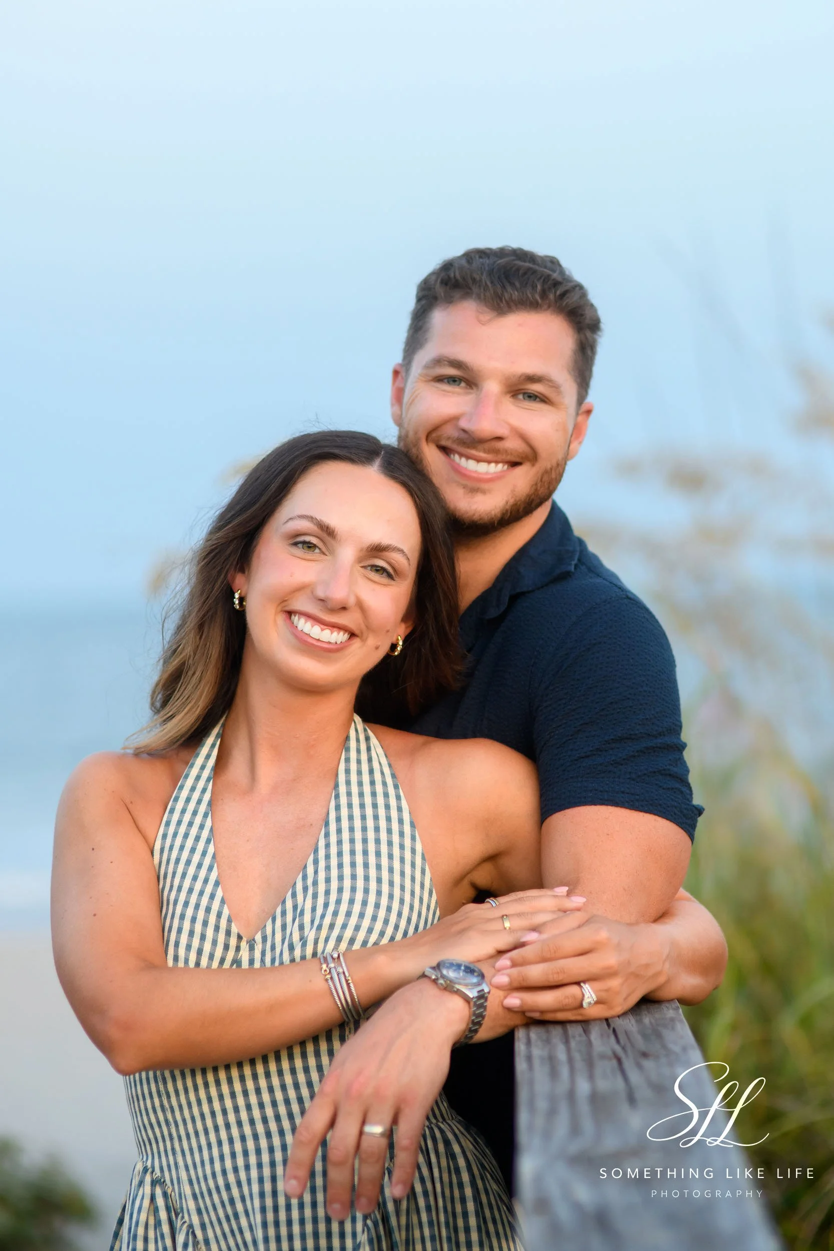 Couples Portrait at Huntington Beach State Park