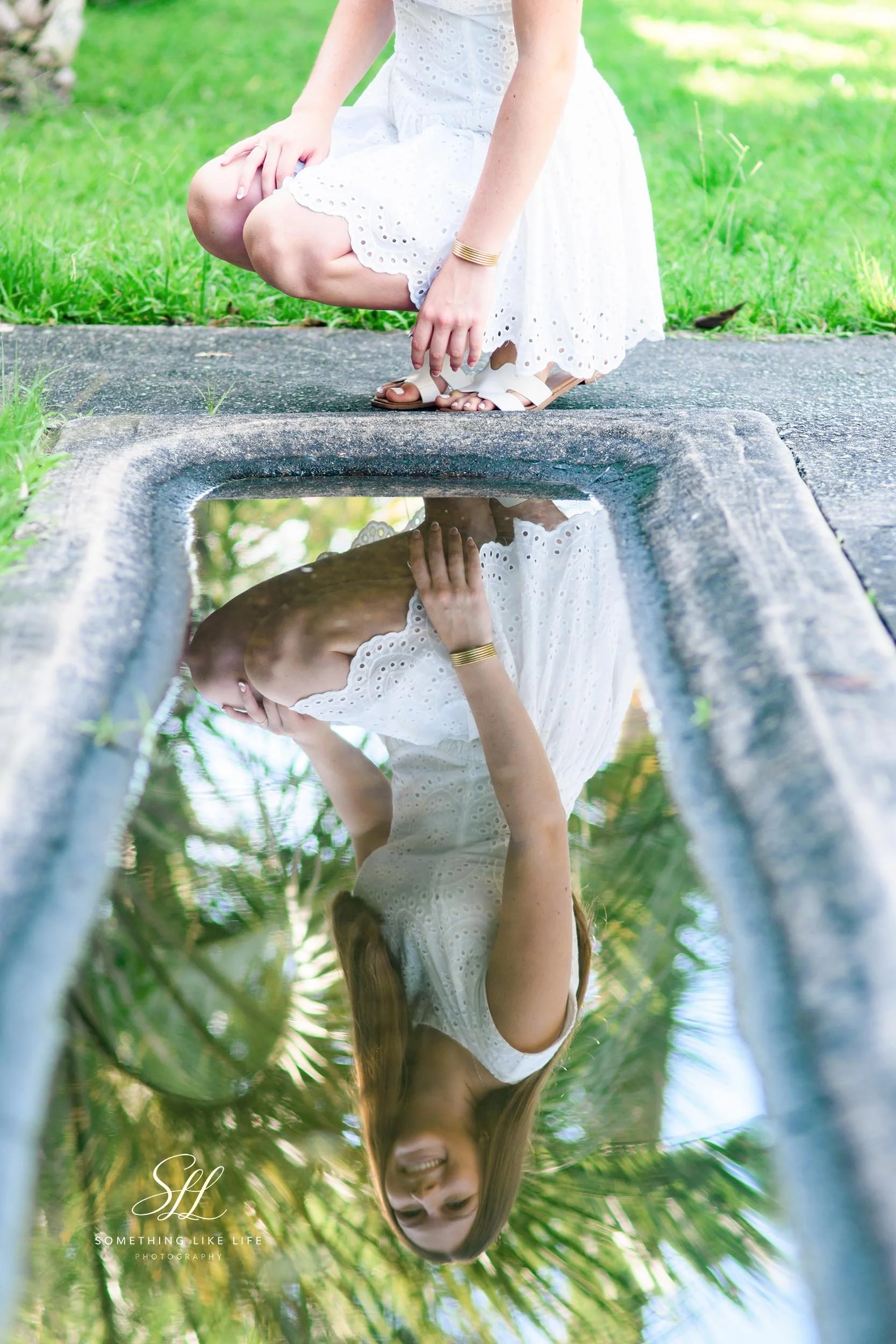 Creative Senior Portrait at Atalaya Castle