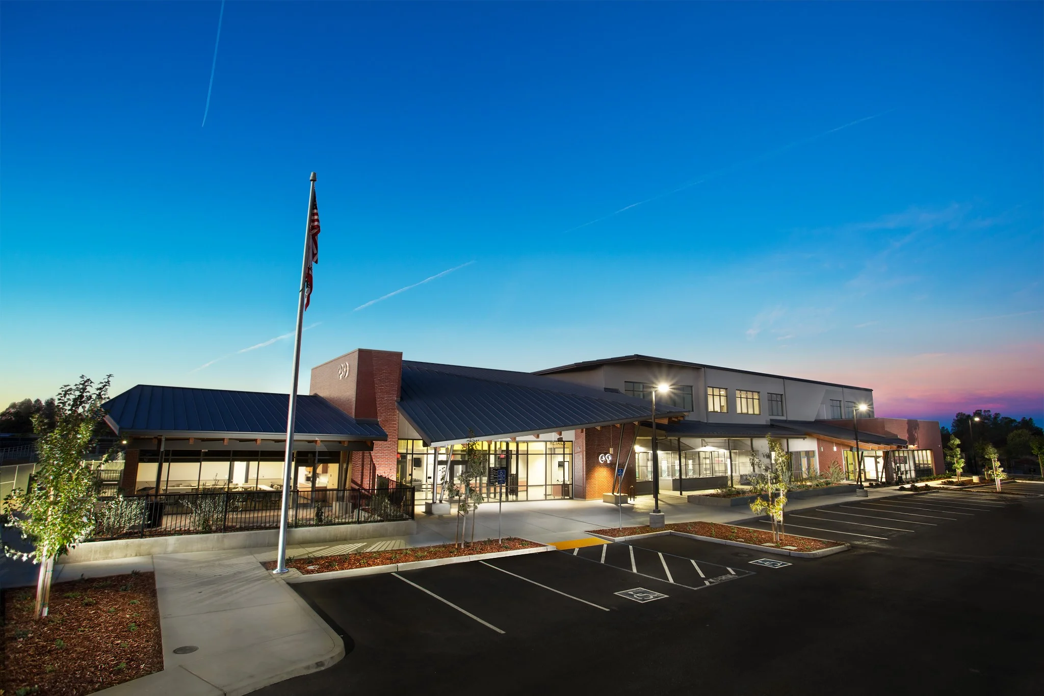 Exterior at Dusk