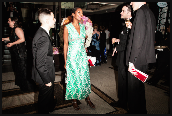Keli photographed by the New York Times at the 2015 Tony Awards Gala