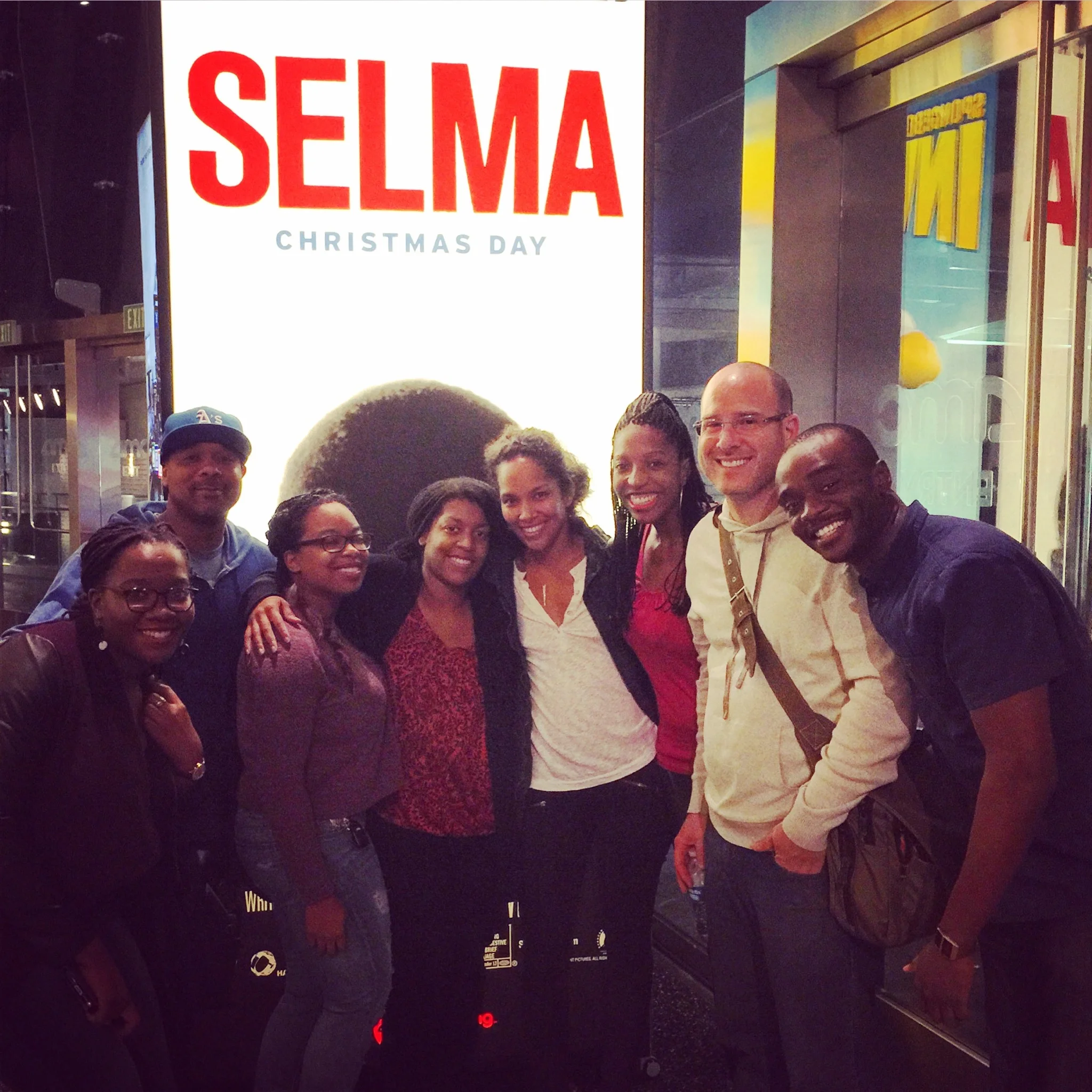 Keli seeing Selma with the "Being Mary Jane" team
