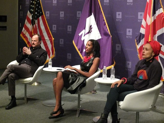 Keli Interviewing Authors Zadie Smith and Jeffrey Eugenides for The NYU DC Salon Series, March 2016