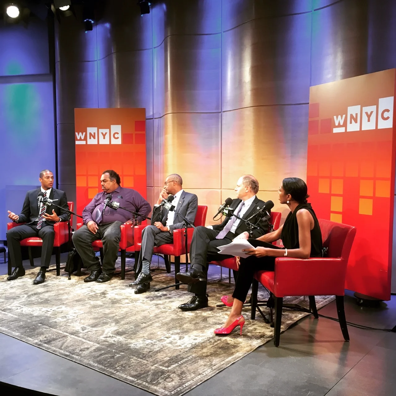 Keli interviewing Don Lemon and Others on WNYC, September 2016