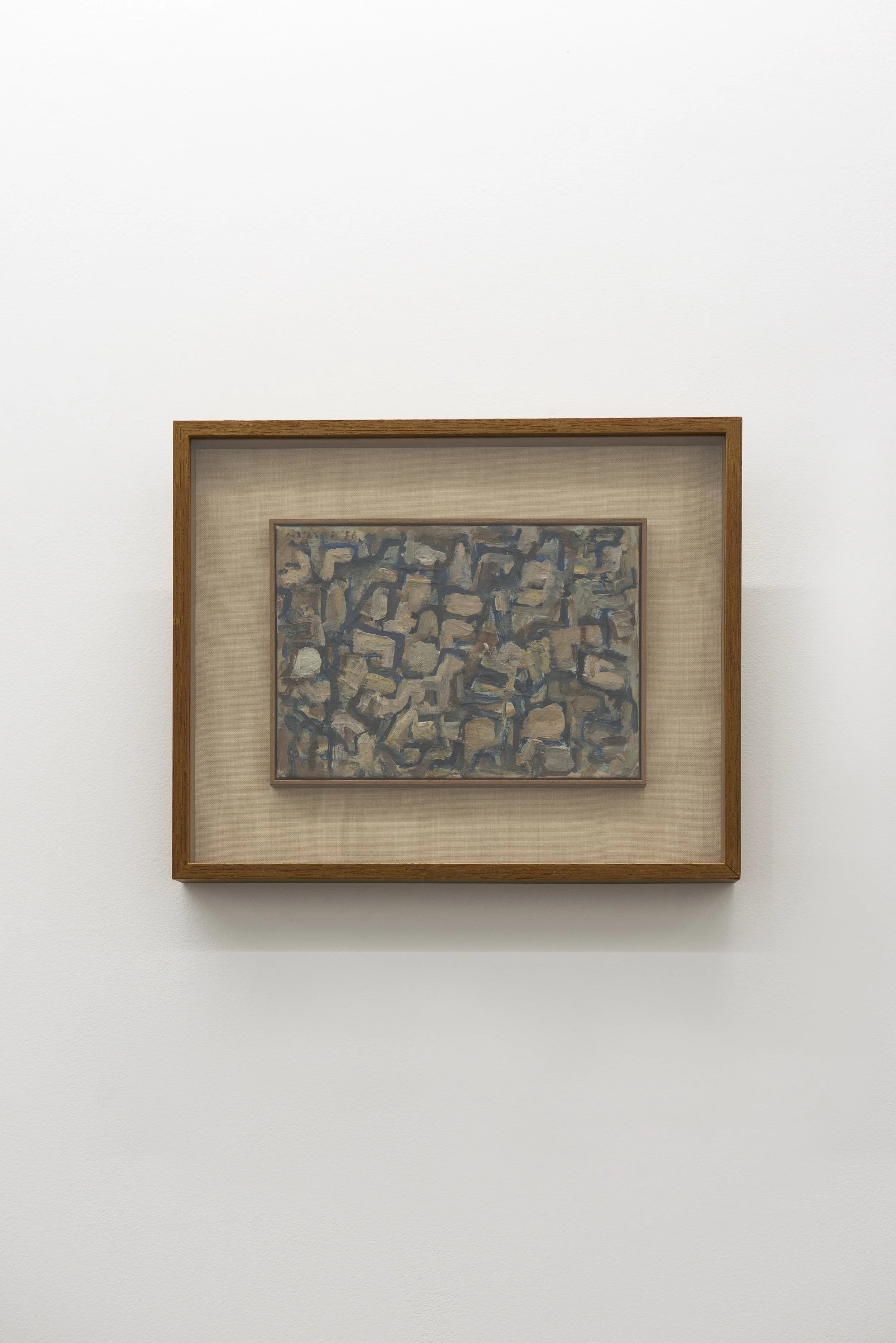 Work B. 0 Oil on canvas 28.5 x 35.5 cm 1956
