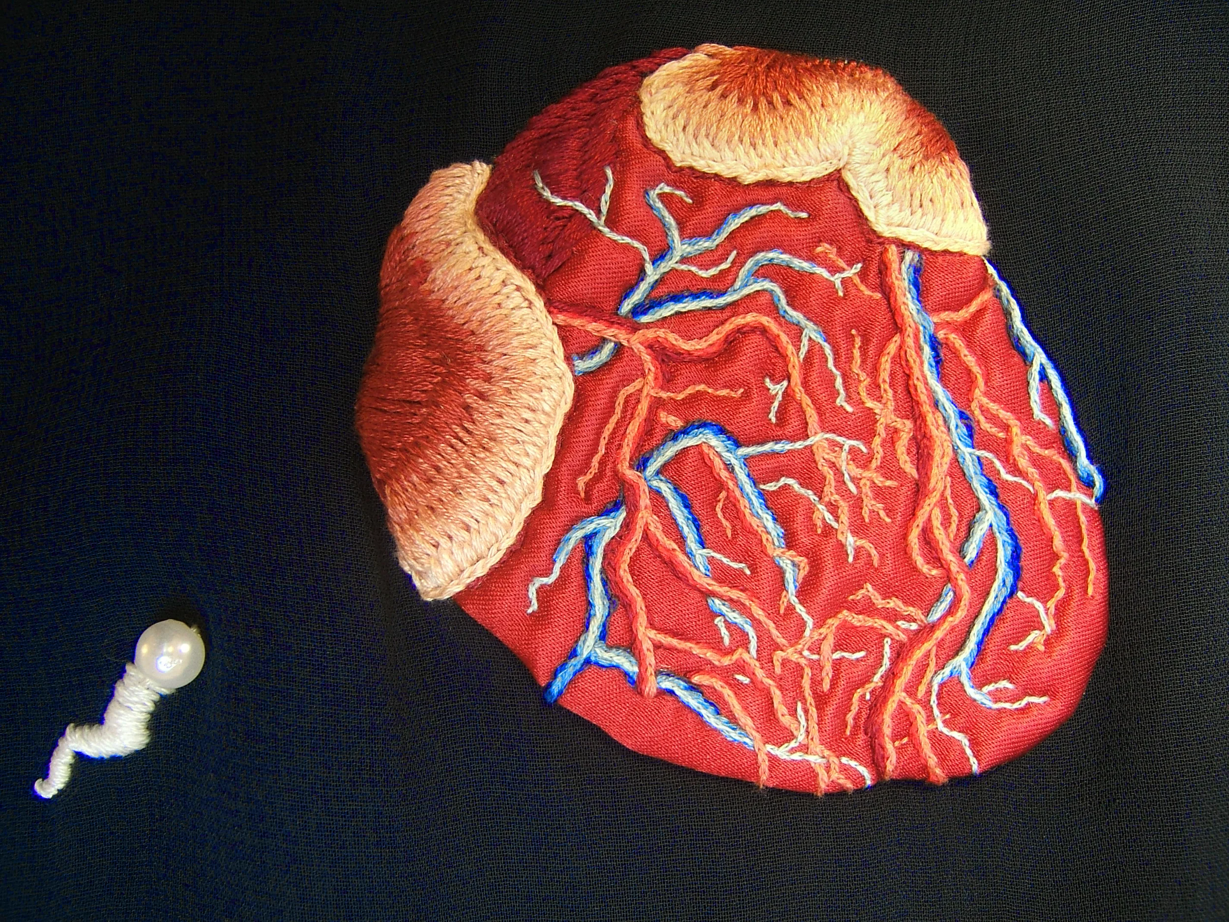Fertilization Dress, (detail)
