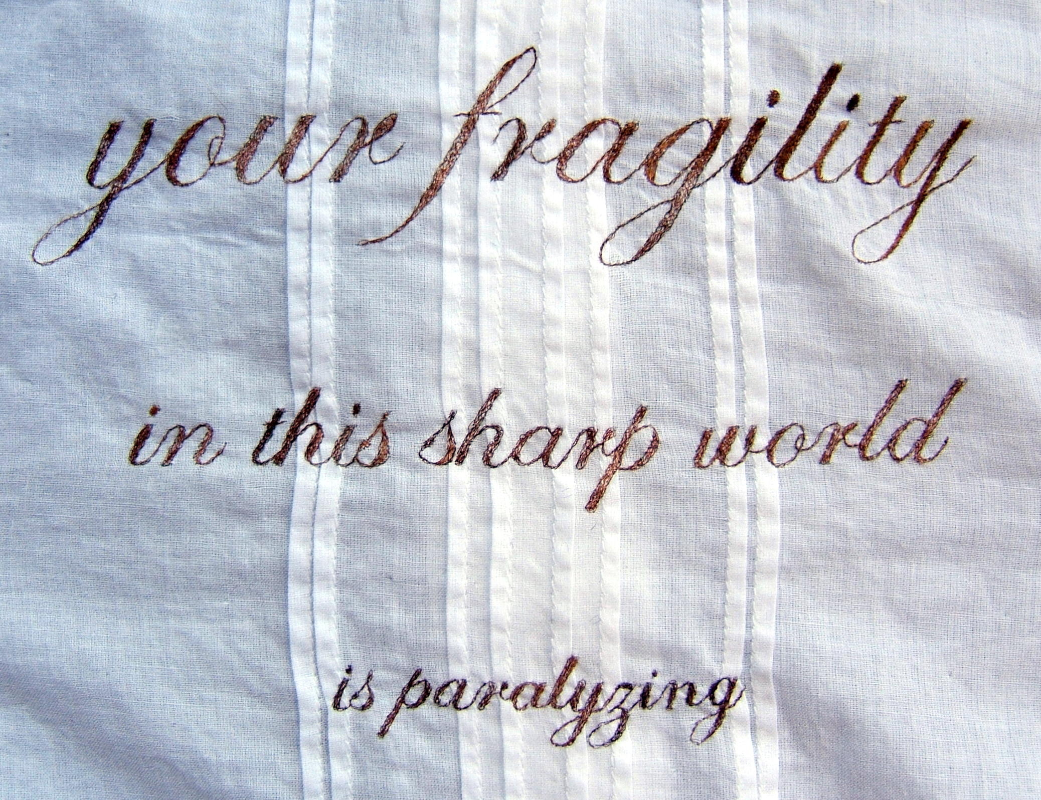 Your Fragility... (detail)