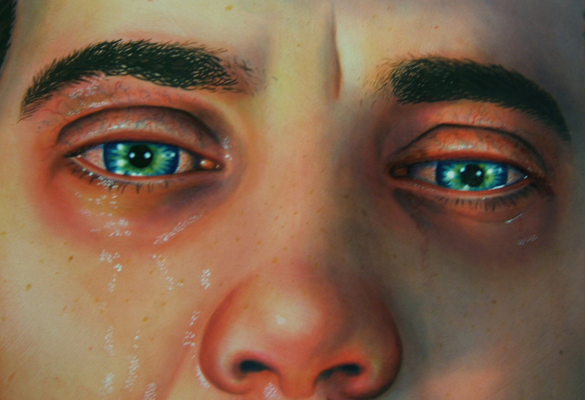 Crying Man II (detail)