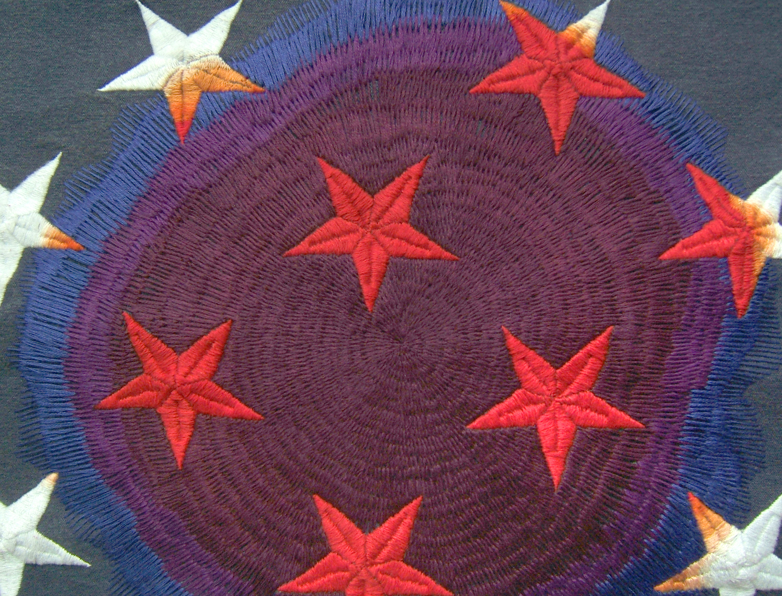 Untitled (flag), detail