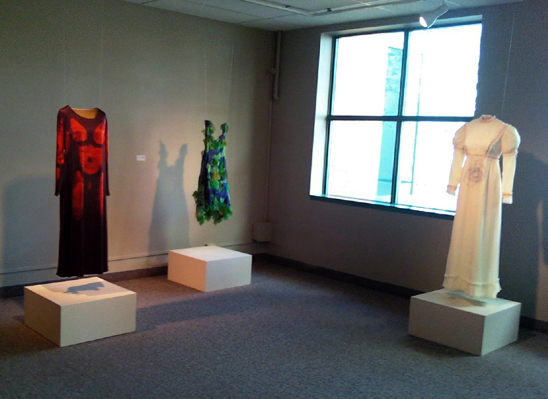 Installation for "Embodiment", at Greenhill Center for the Arts