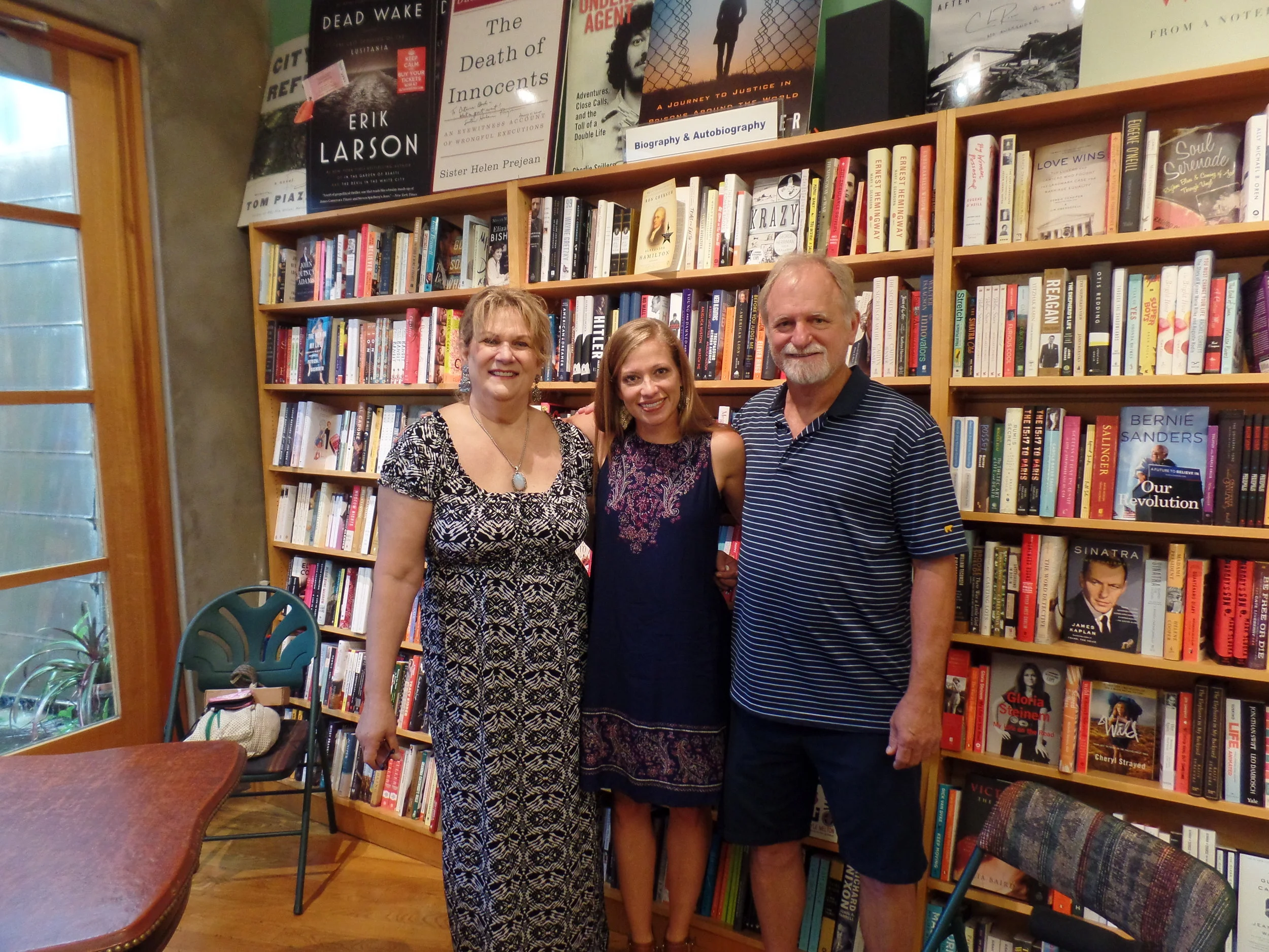 My Aunt Susie and Uncle Eddie drove in to be at the event. I was thrilled to see them and give them a big squeeze.