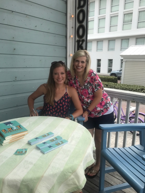 My sweet sister and I posing on the porch.