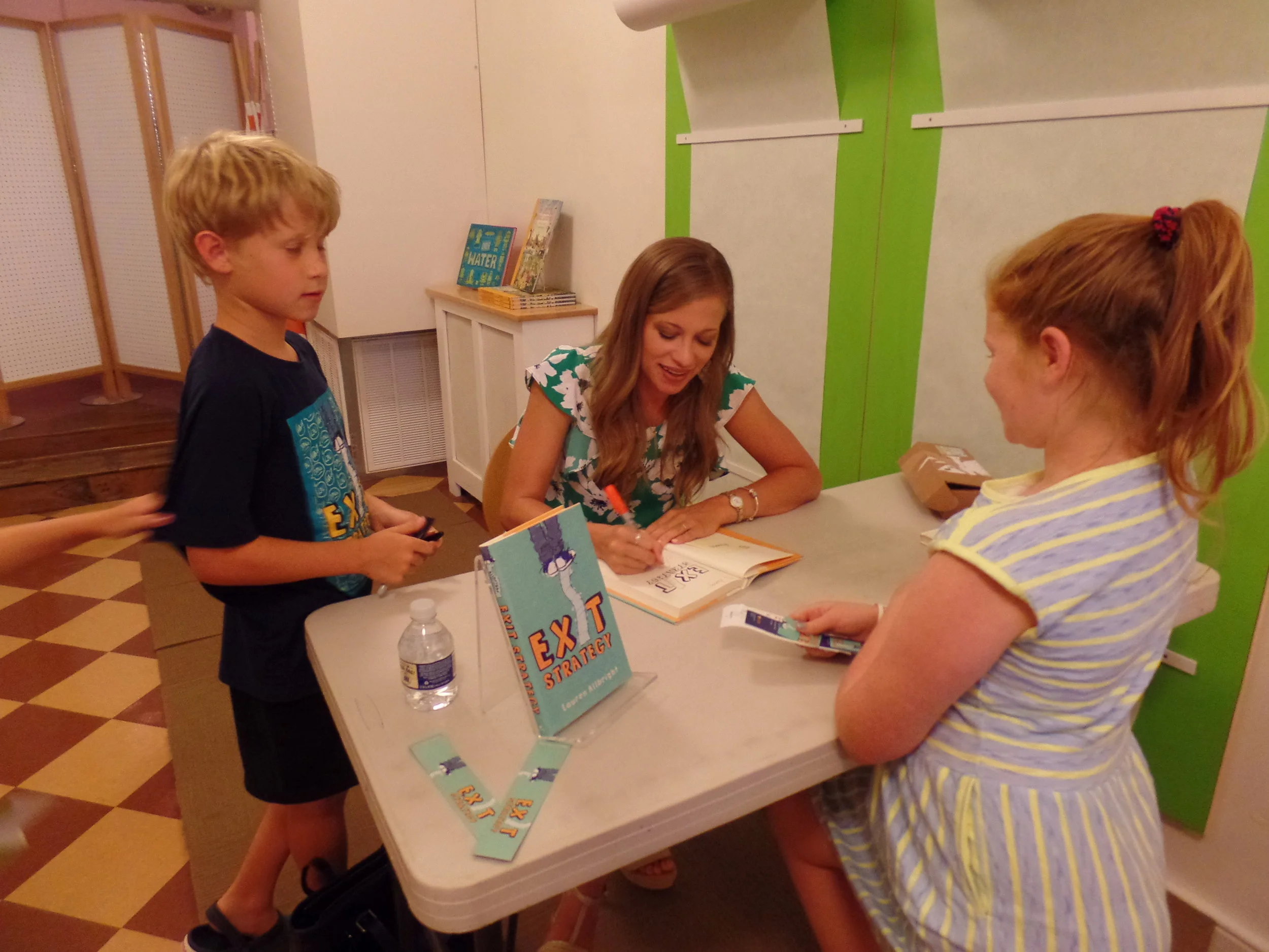 The conversations I get to have with readers are my favorite part. (Here my son joined into the chat.)