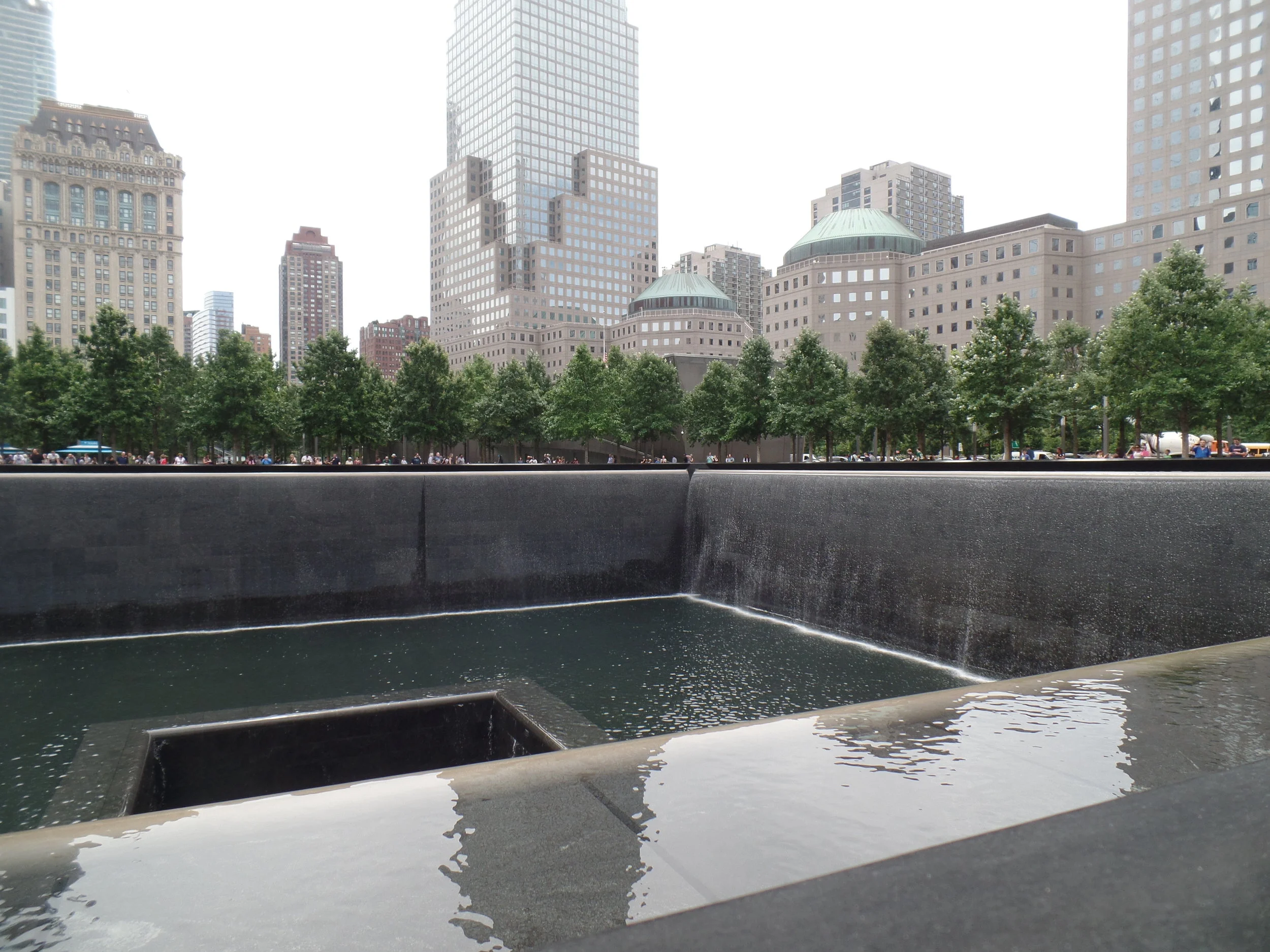 The World Trade Center Memorial. We told the kids more about our memories of 911. This was a hard conversation to have with kids. There's so much to explain and its just hard understand. And that isn't because they're kids. As an adult, I can hardly comprehend it.