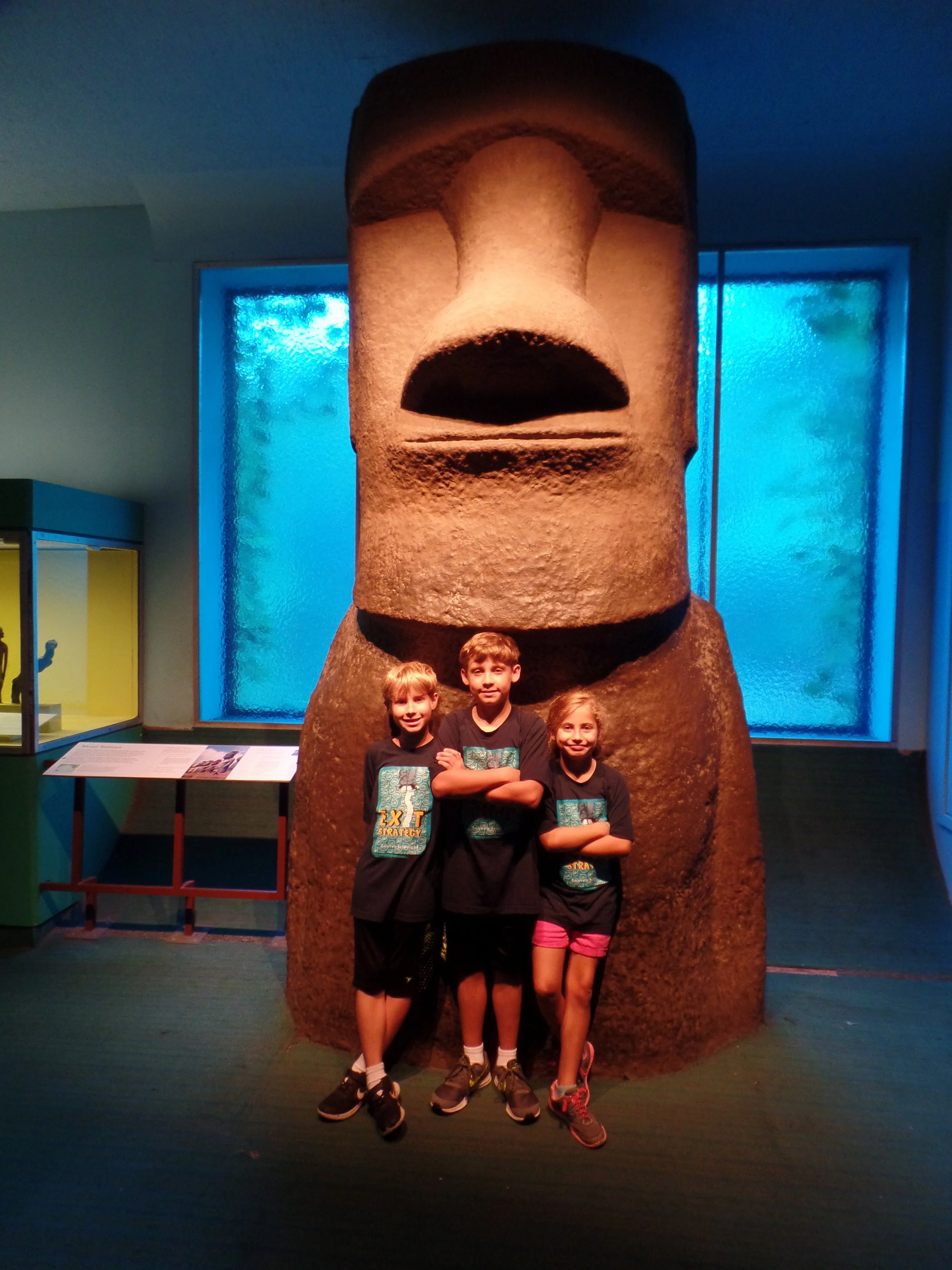 They did perk up a bit when we saw this guy. Every kid that walked by said, "Dum-dum, give me gum-gum."