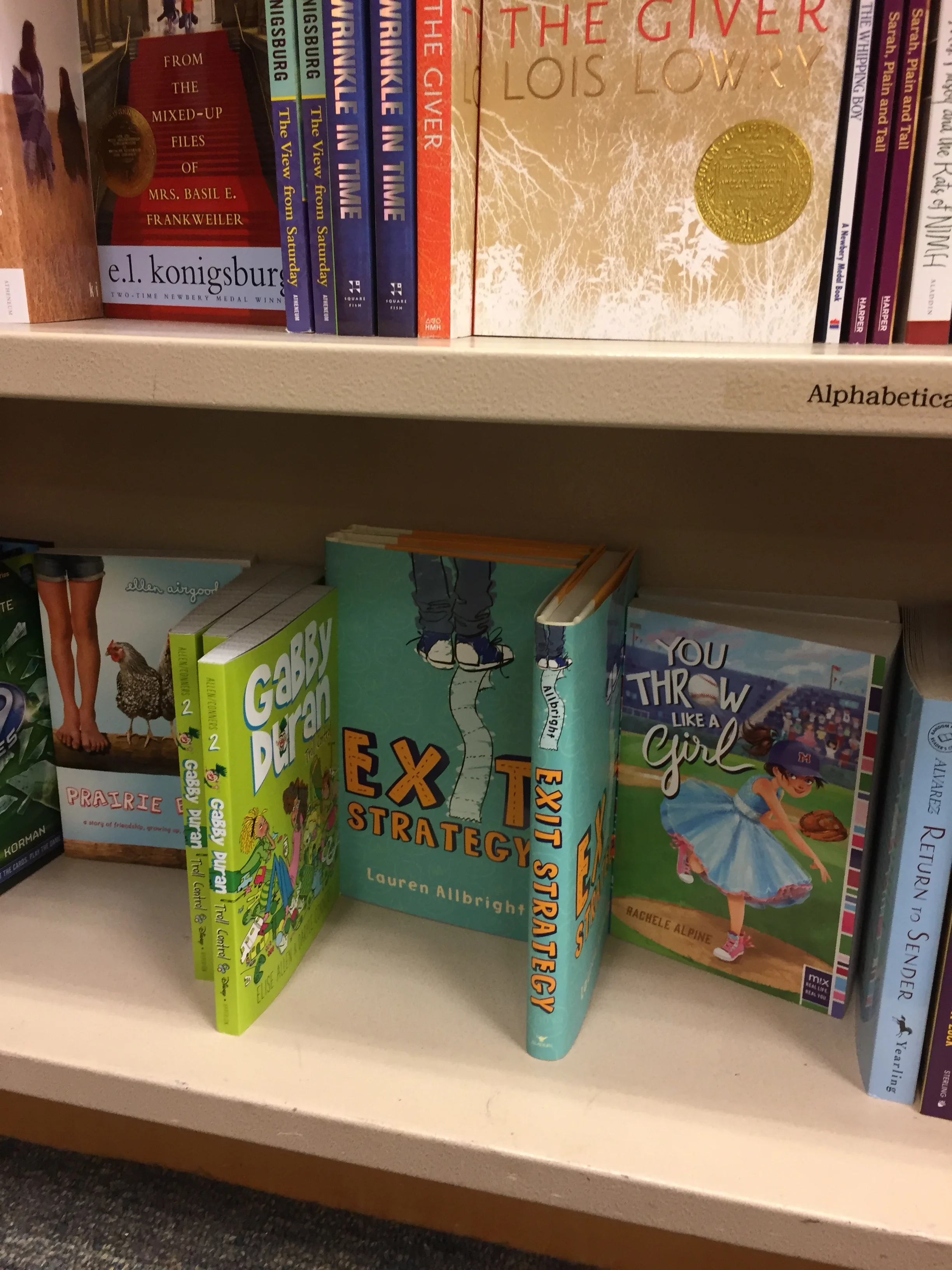 EXIT STRATEGY at the Barnes and Noble on 5th Avenue.