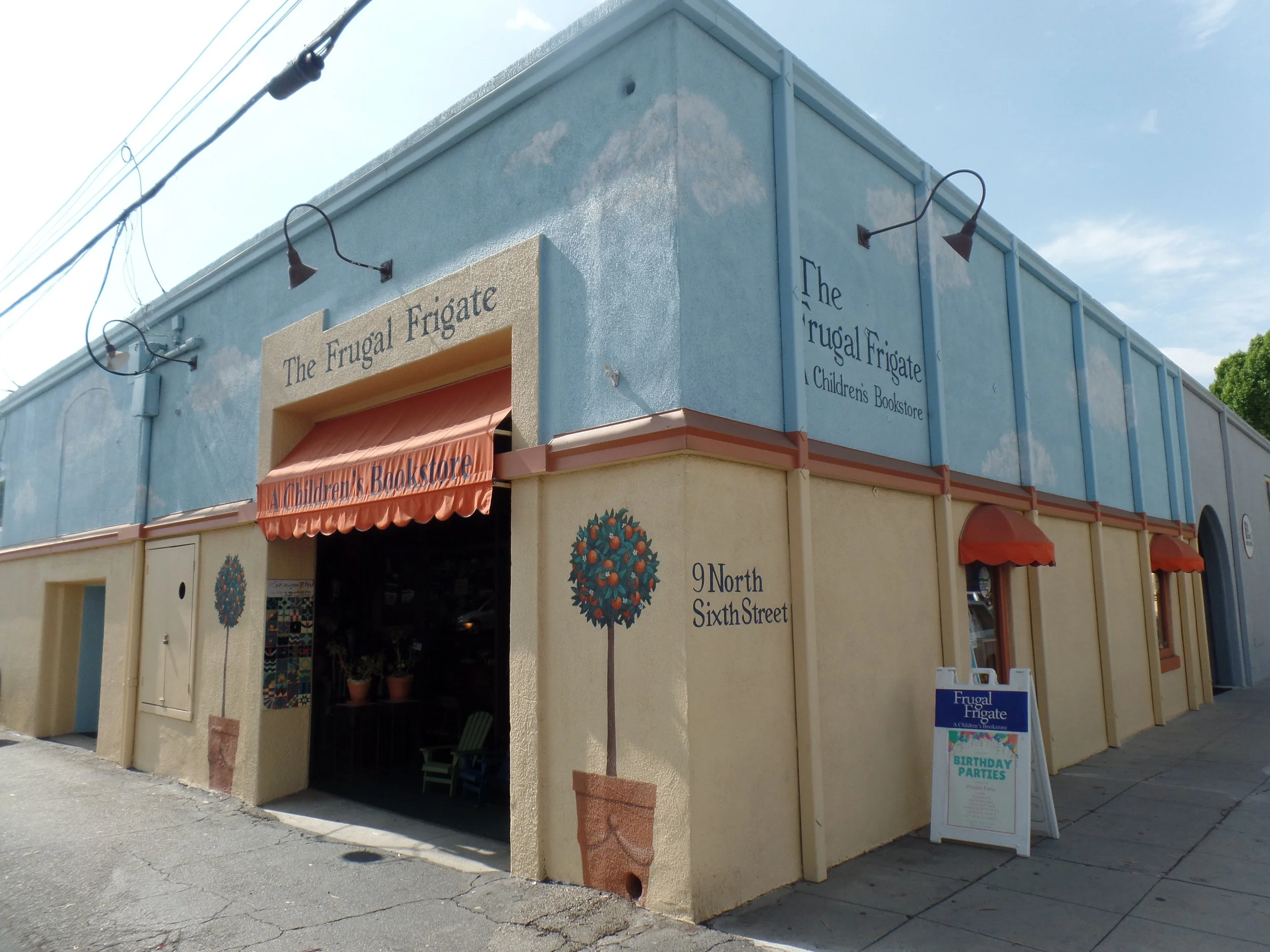 The front of Frugal Frigate.