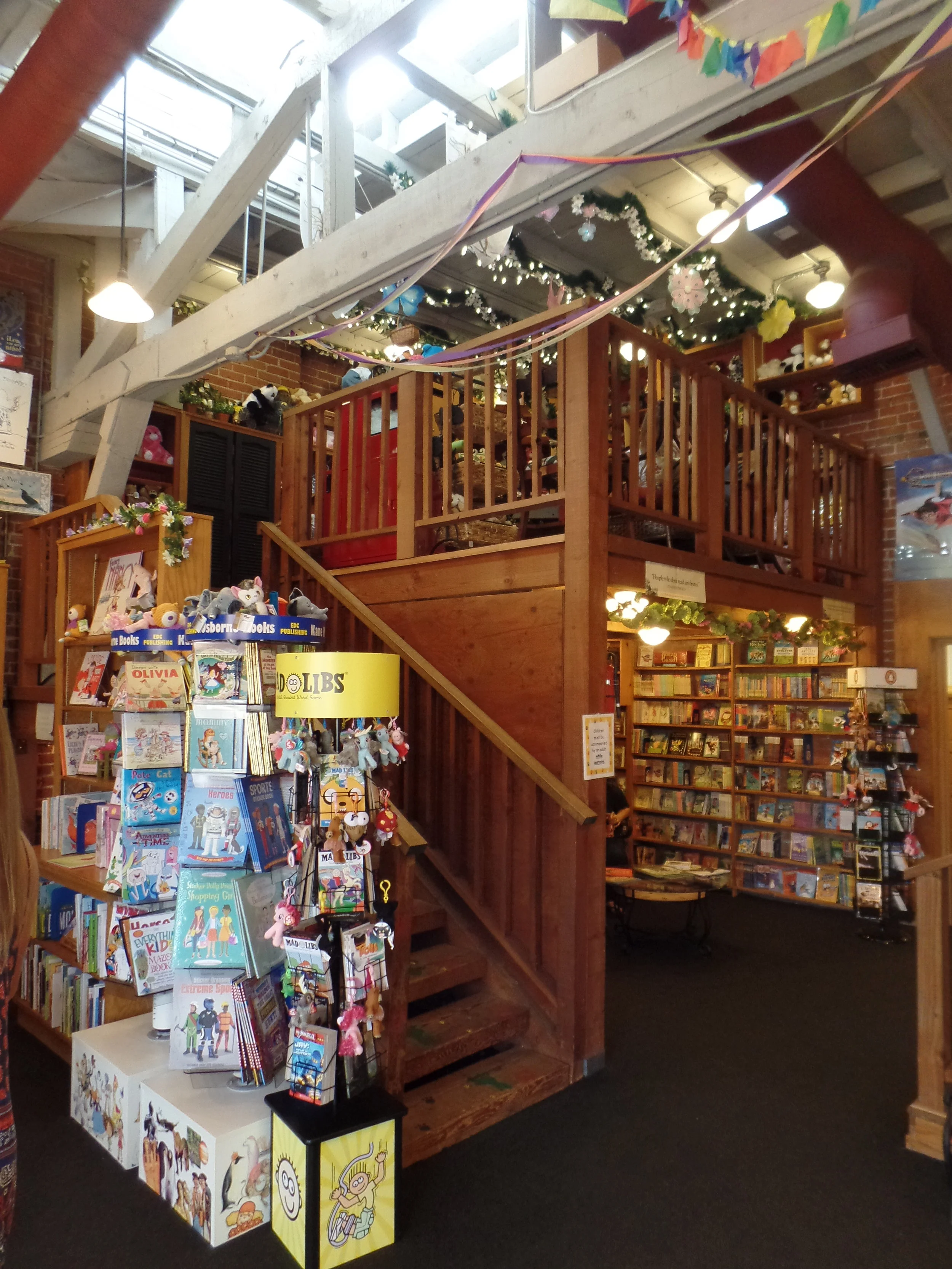 The inside of the store.