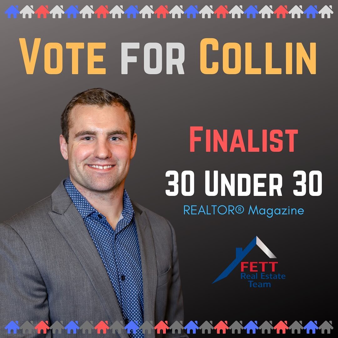 🎉 Congratulations to our team leader, Collin Fett, for being named one out of 50 national finalists for @realtormag 30 Under 30 Class of 2021! 🏡

The finalist who receives the most votes is guaranteed a spot in this year&rsquo;s 30 Under 30, will b