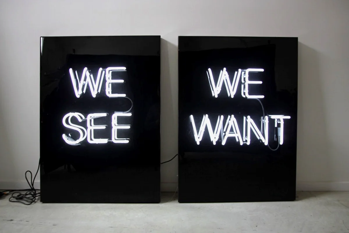 We See / We Want, 2017 by Murray Duncan Edition of 5