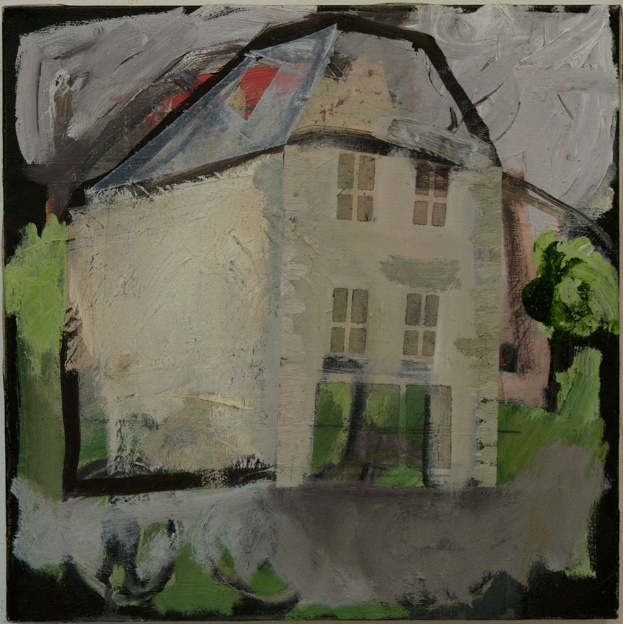 Little Settlement Painting (with Discount Store)