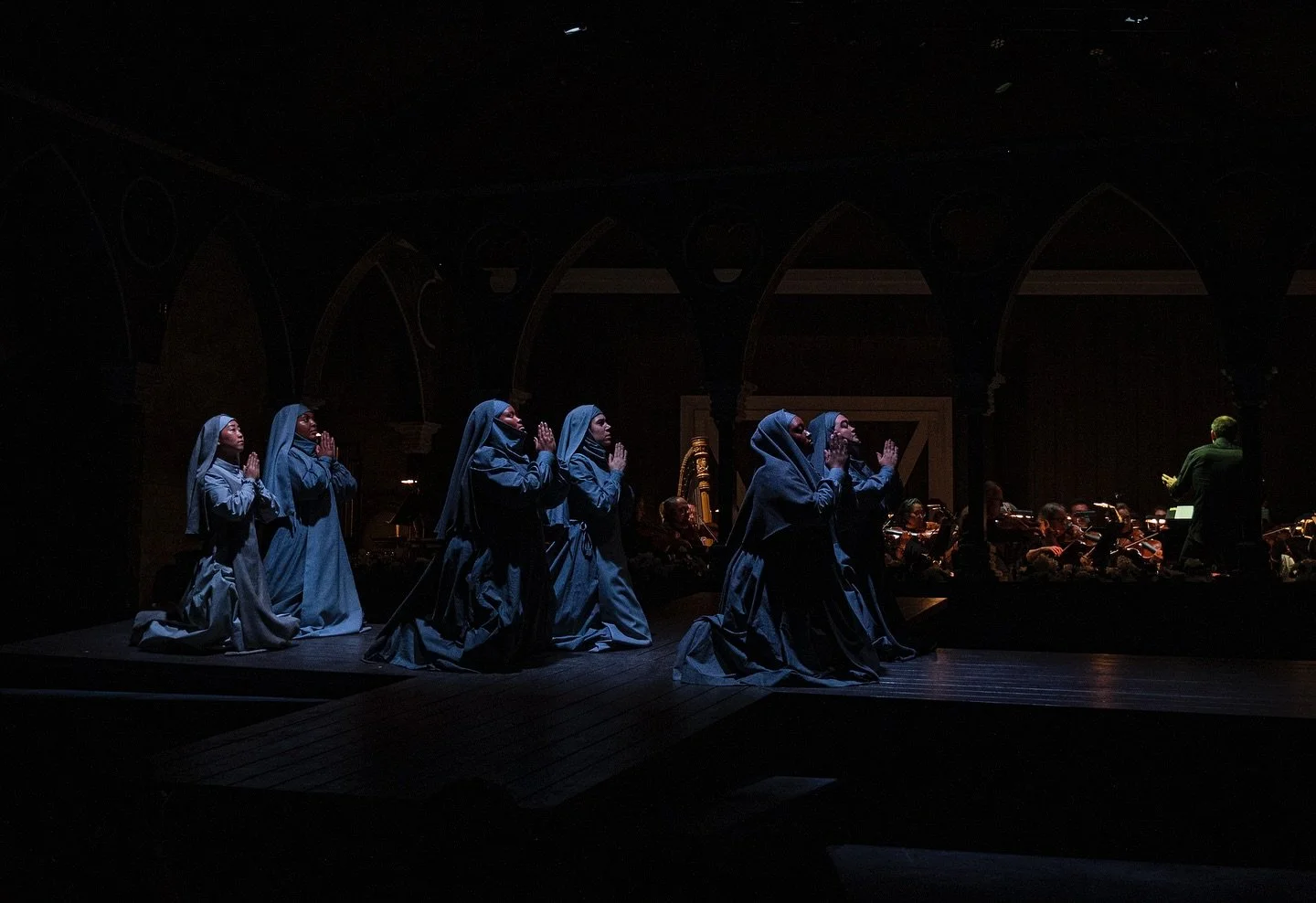 Catching up on my summer posts. Life was just moving too fast. 

Had the true joy to return to @wolftrapopera to design Dialogue of the Carmelites. Deep gratitude to @katherine_m_carter for asking me to work with her - can&rsquo;t wait to do it again