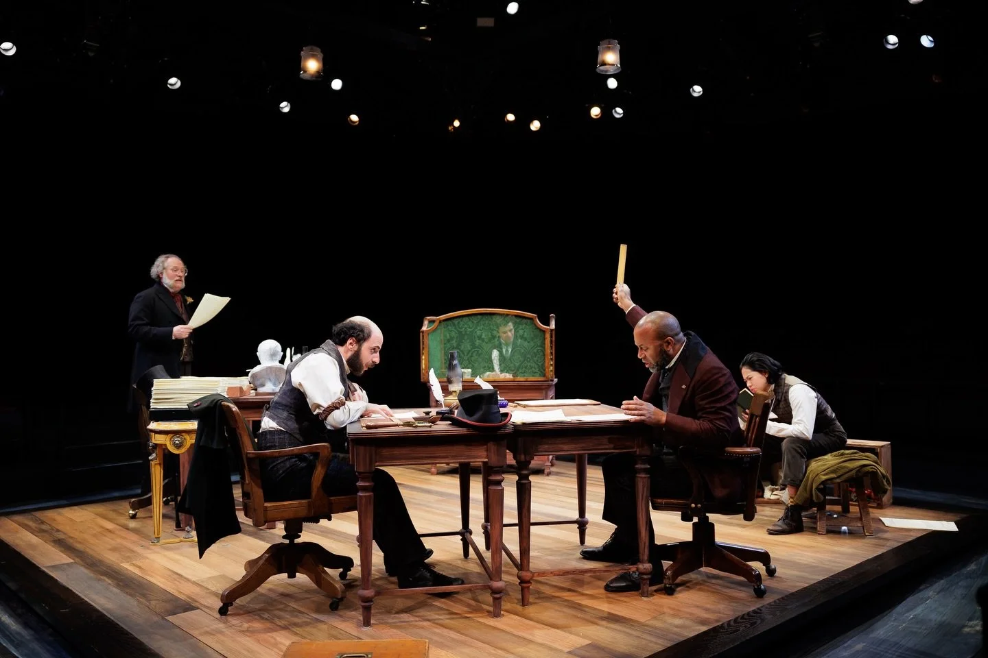 First show of the season with The Old Globe. Overjoyed to return here time and time again. 

Happy to have worked with collaborators new and old. 

Produced by @theoldglobe 

@fiasco_theater 

&ldquo;Bartleby&rdquo;

Written by Noah Brody and Paul Co