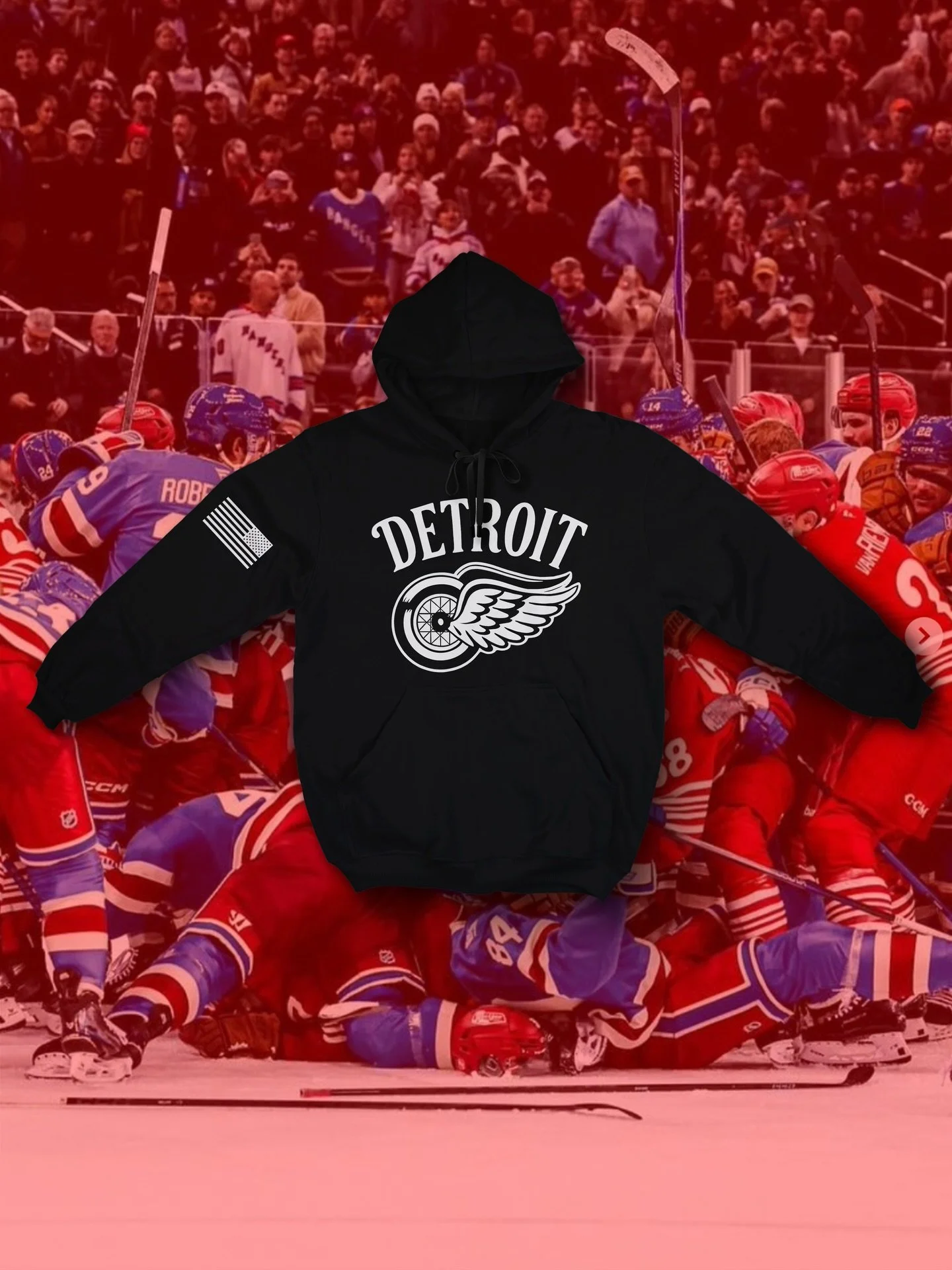 🔥 BLACK FRIDAY SPECIAL 🔥
Detroit hockey vibes all day 🏒

4 Hoodies or Crews for ONLY $99
Mix &amp; match &mdash; any sizes, any styles.
Discount auto-applies at checkout.

📍 Shop in-store at Custom Sports
💻 Or order online: customsportsandappare