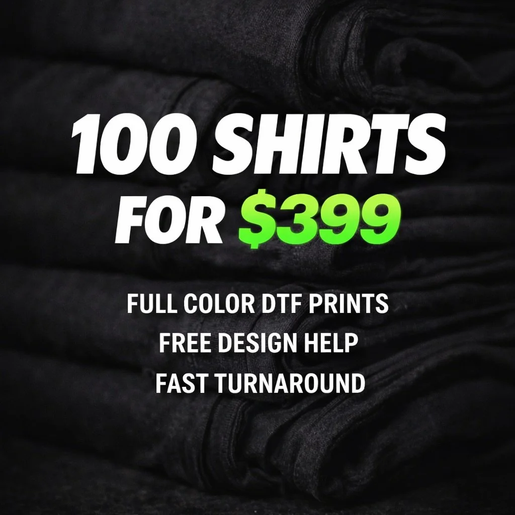 💥 100 Softstyle Shirts &mdash; $399. Full Color. Fast Turnaround. No Setup Fees

Tired of paying $800+ for custom shirts?
We&rsquo;re fixing that right here in Lake Orion.

Custom Sports &amp; Apparel is printing 100 premium Gildan Softstyle tees fo