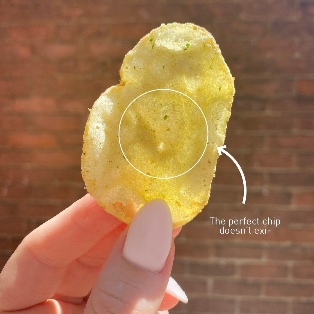 We didn't reinvent the potato chip - we perfected it. ⠀