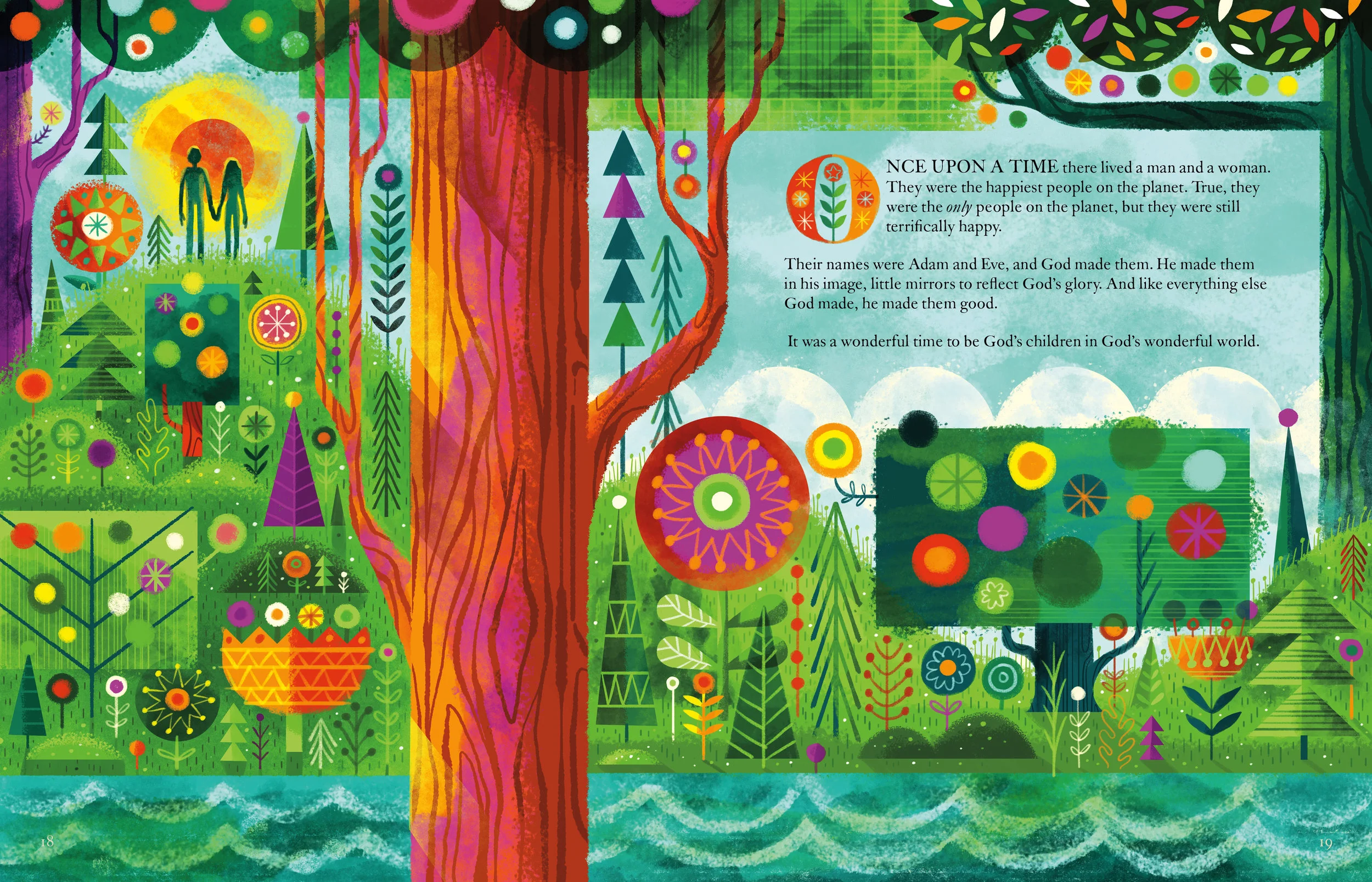 The Garden of Eden from The Biggest Story.