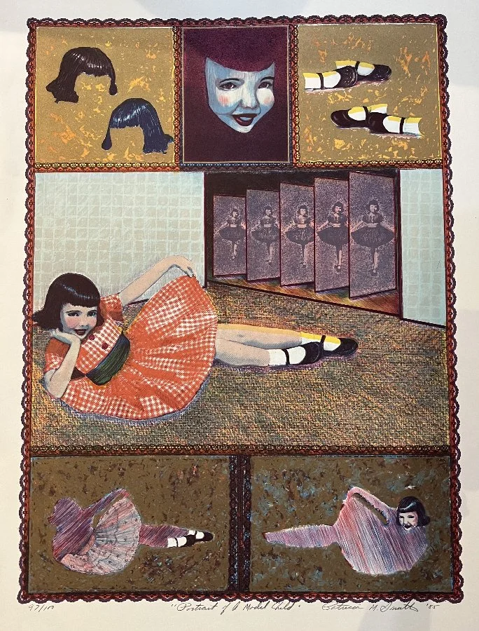   Portrait of a Model Child  Offset Lithograph 30”x22” 