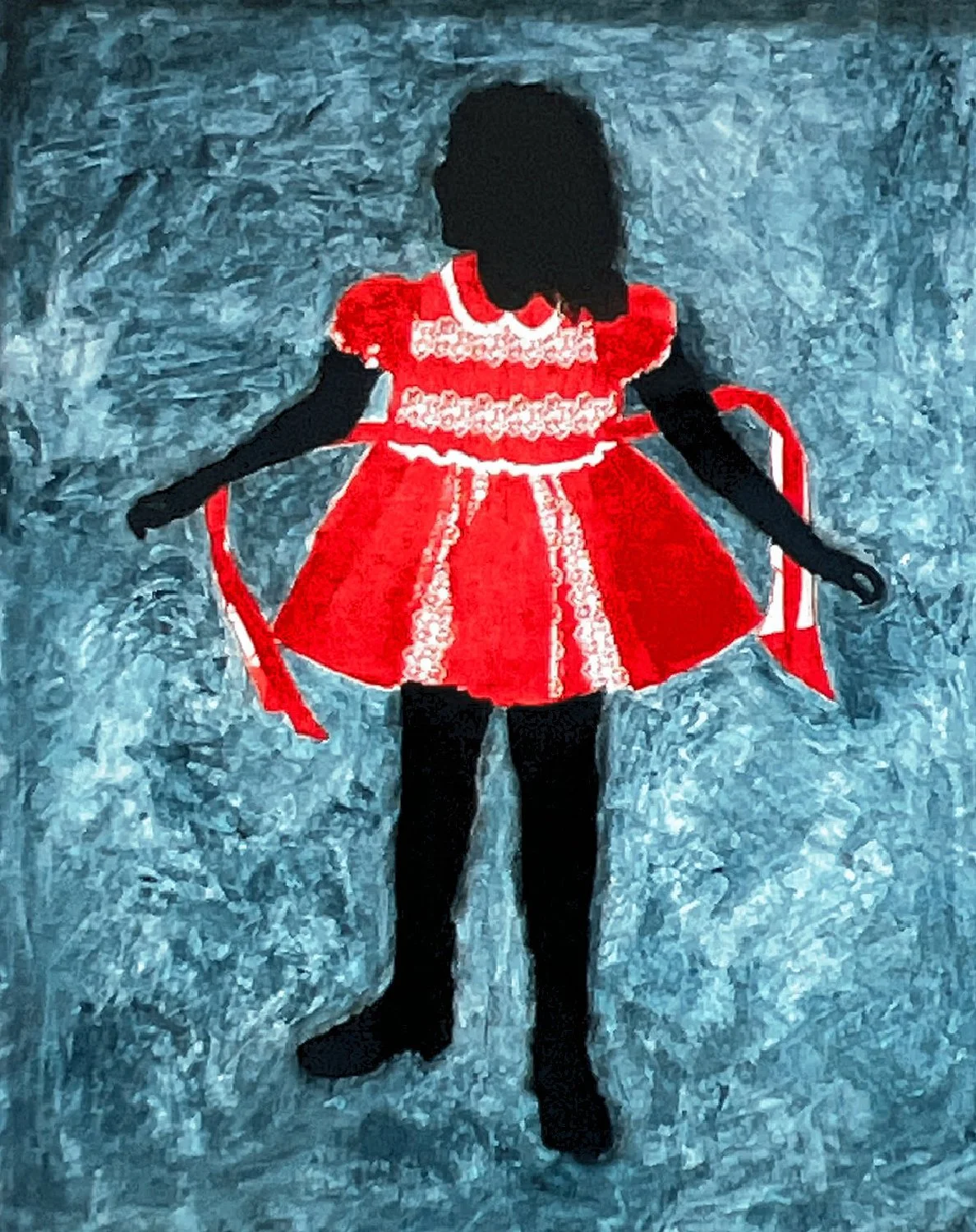 Context of a Red Dress/Little Girl