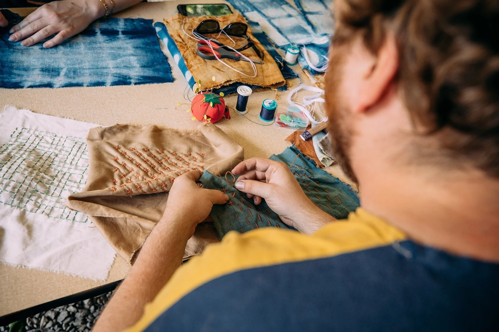 Creative Mending at Studio by the Tracks