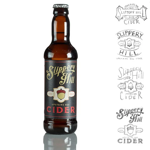 Slippery Hill Cider label