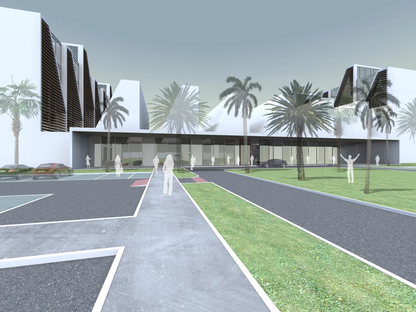 Ingresso all'albergo