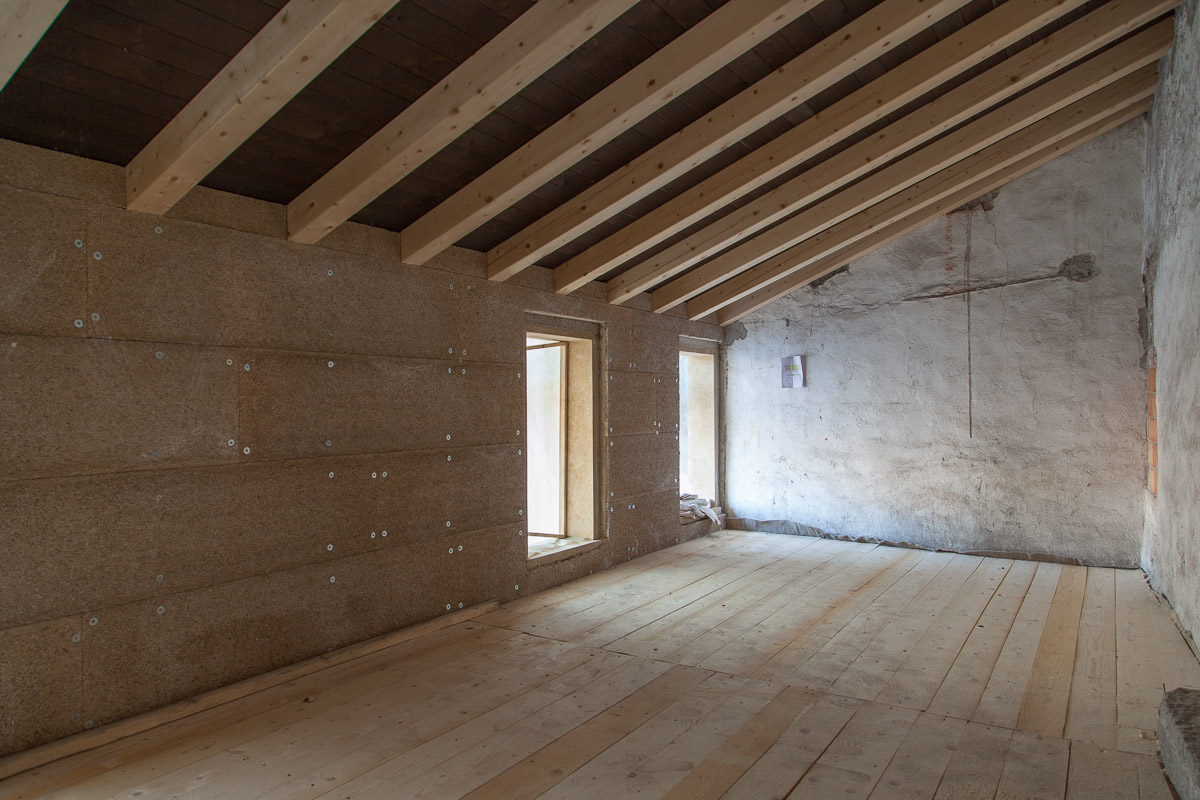 Nuova muratura in legno e canapa