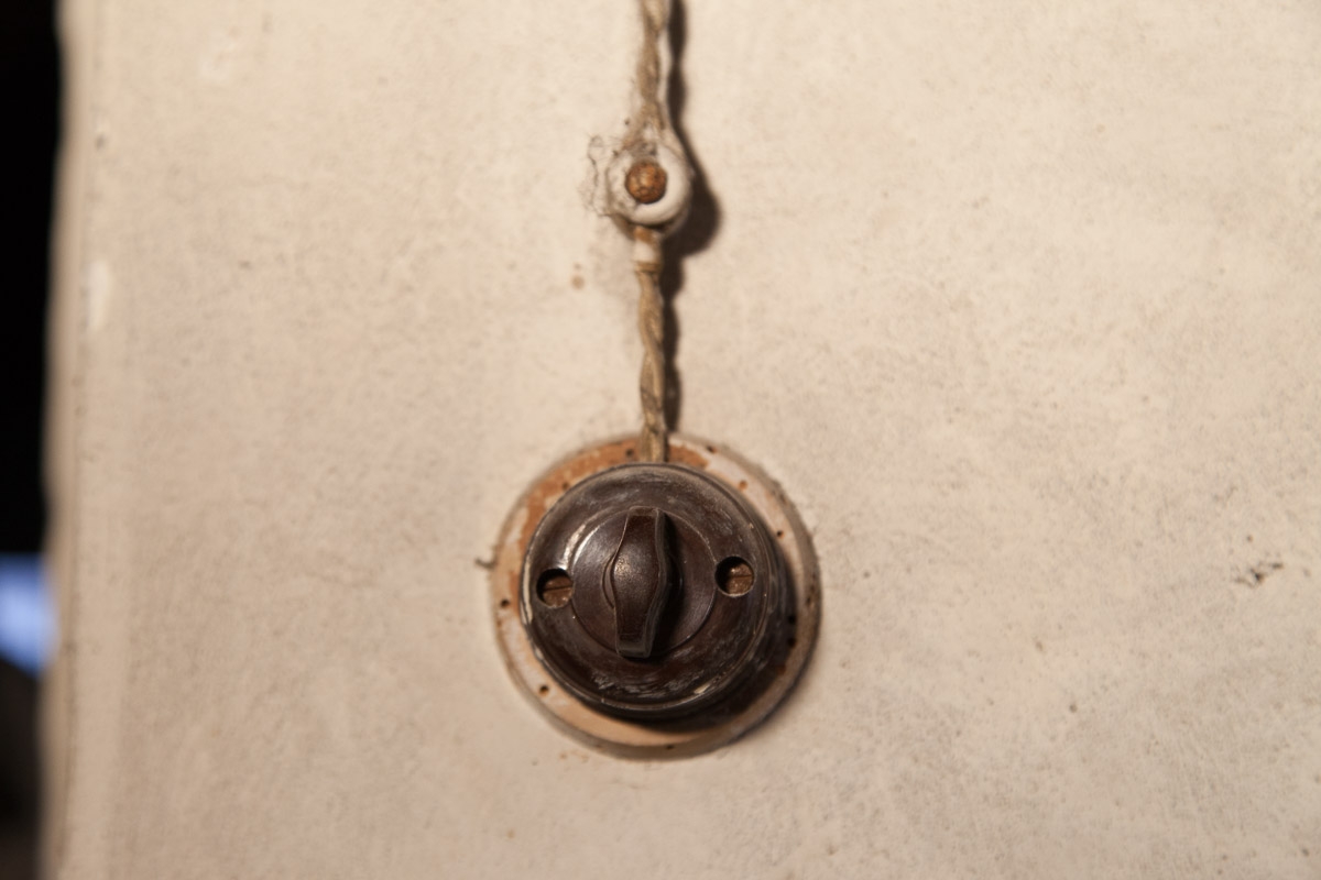 Dettaglio dell'interruttore esistente