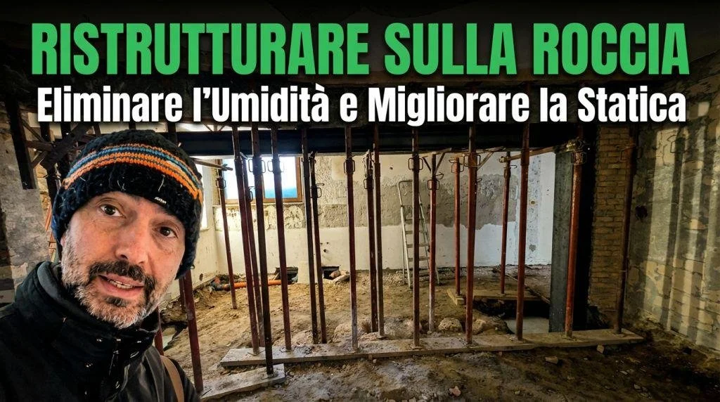 Case sulla Roccia: Come Trasformare un Edificio Umido e Insalubre in un Rifugio di Design Sostenibile