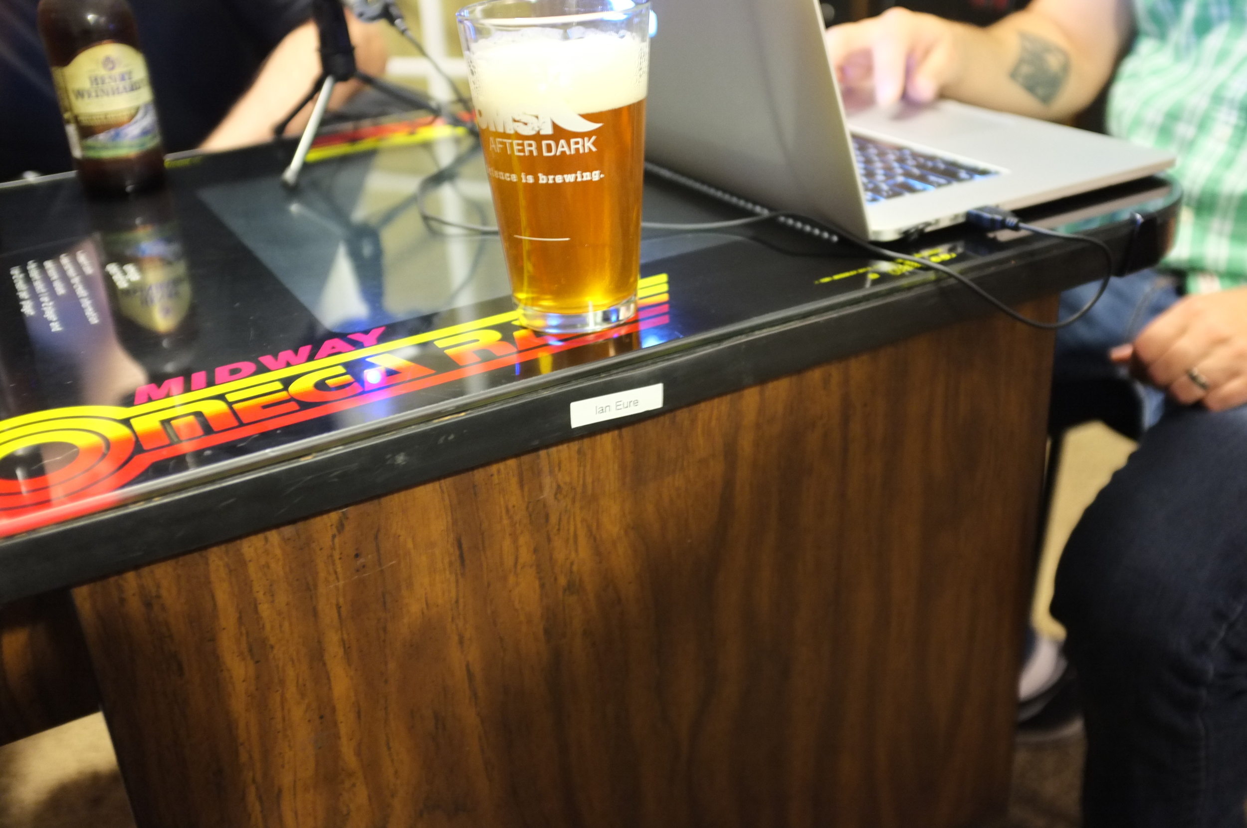 That would be a frothy beverage of absent pictured, Jordan.